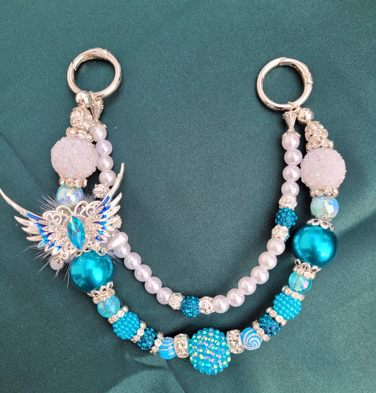 Elegant Butterfly Purse Charm