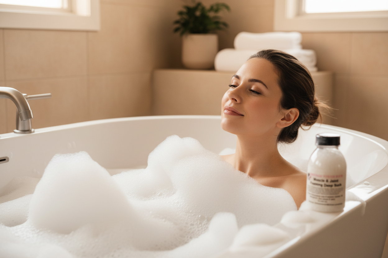 Foaming Mineral Muscle & Joint Soak lifestyle image