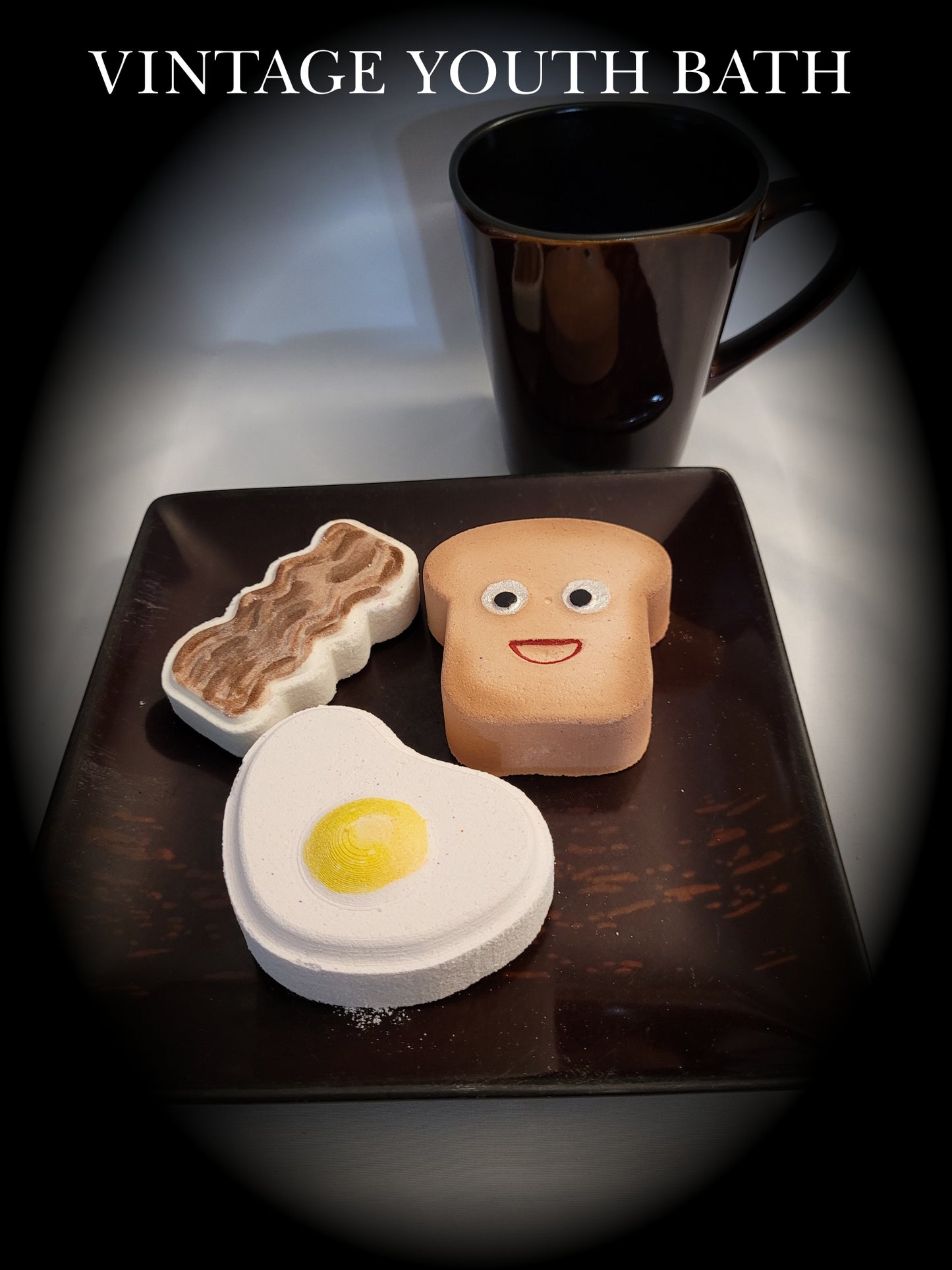 Bacon, Egg and Toast Bath Bomb Set