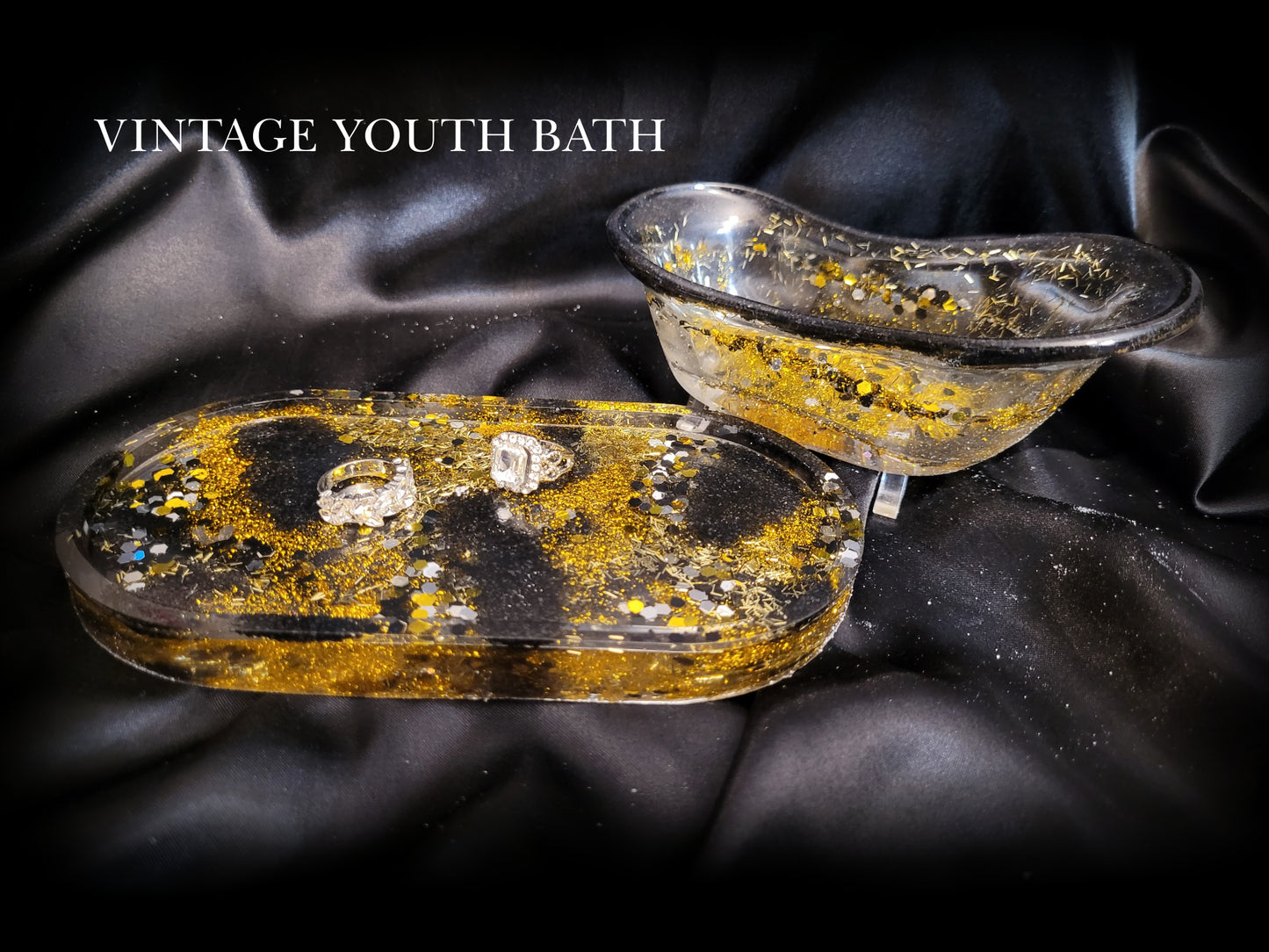 Tub and Tray Soap / Jewellery Tray and DIsh