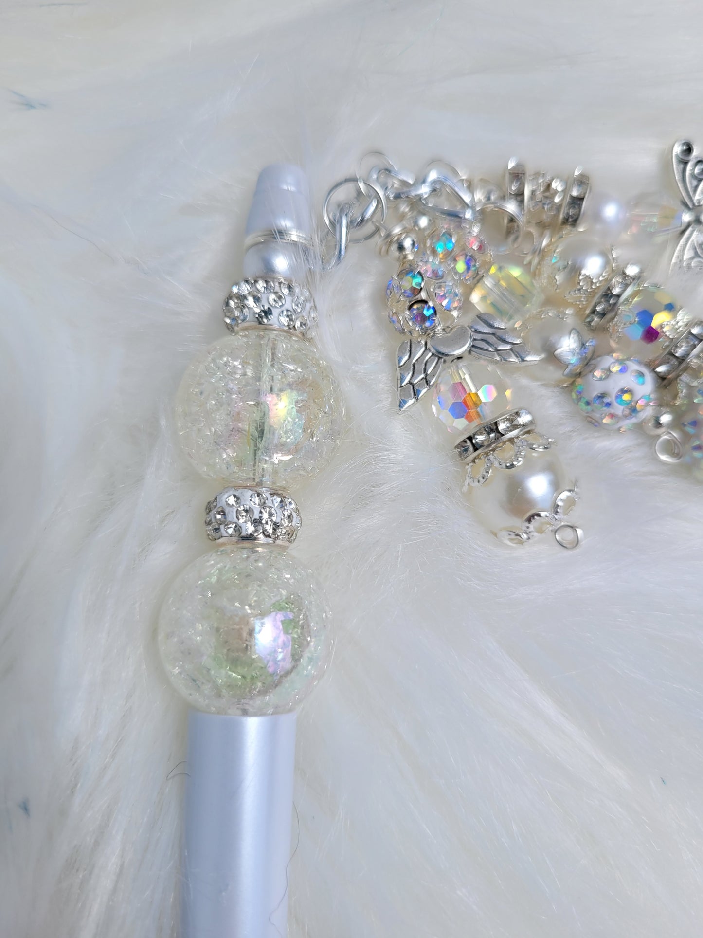 White Wedding Pen with 2 ink refills