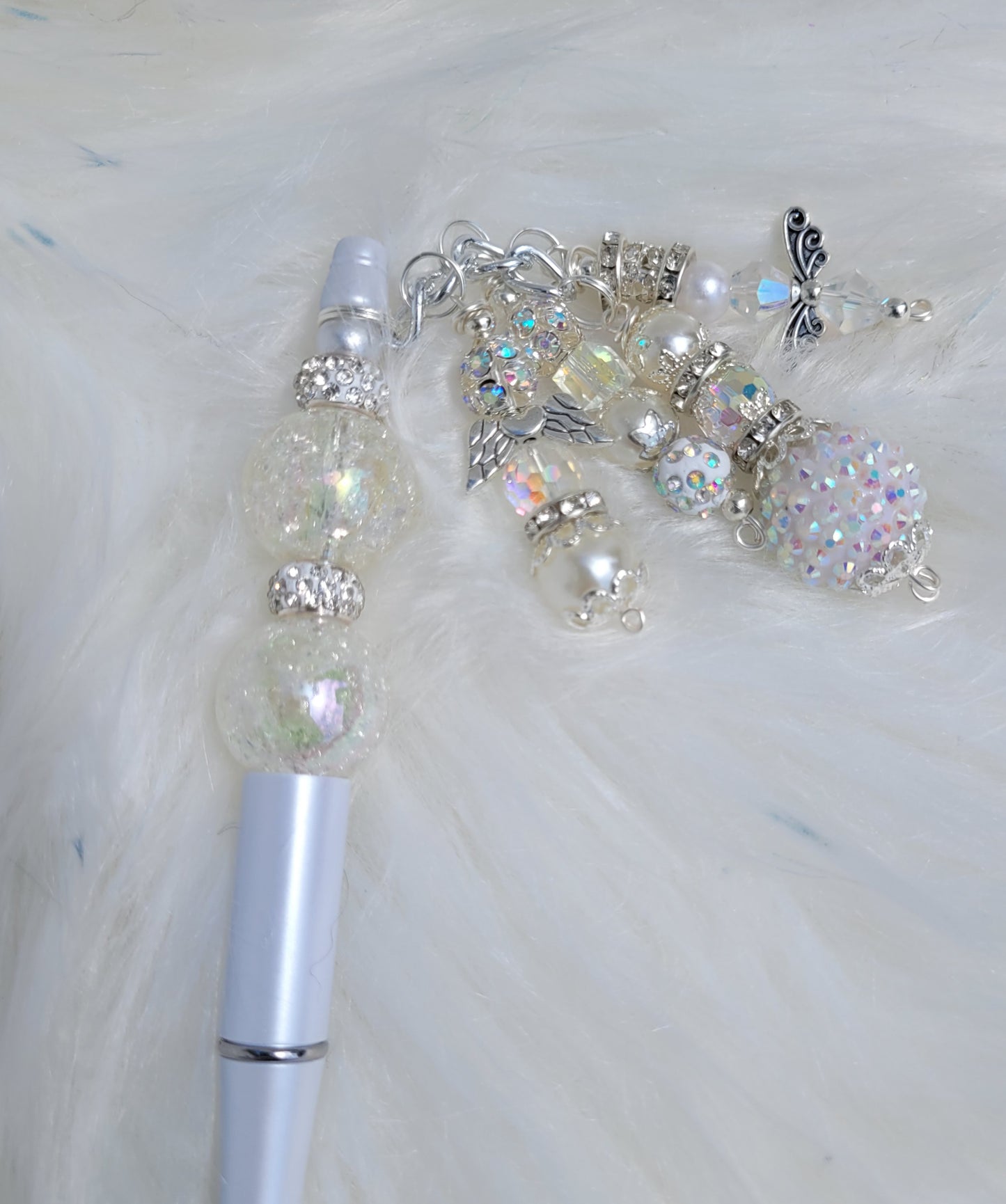 White Wedding Pen with 2 ink refills