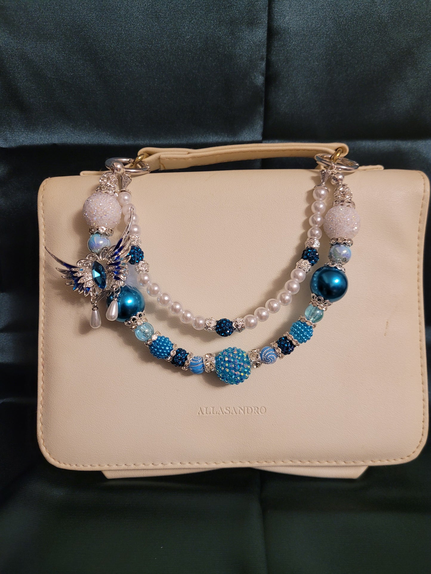 Elegant Butterfly Purse Charm