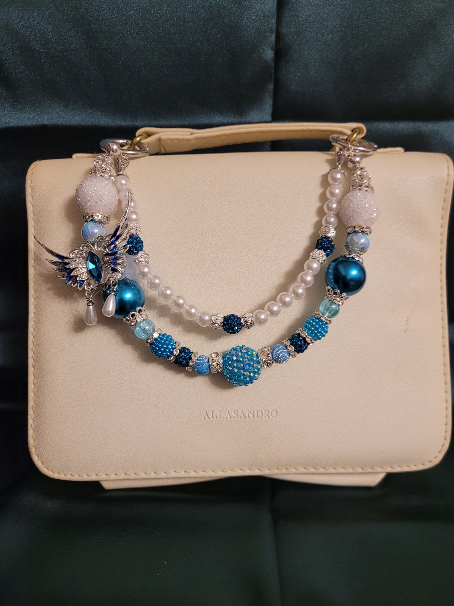 Elegant Butterfly Purse Charm