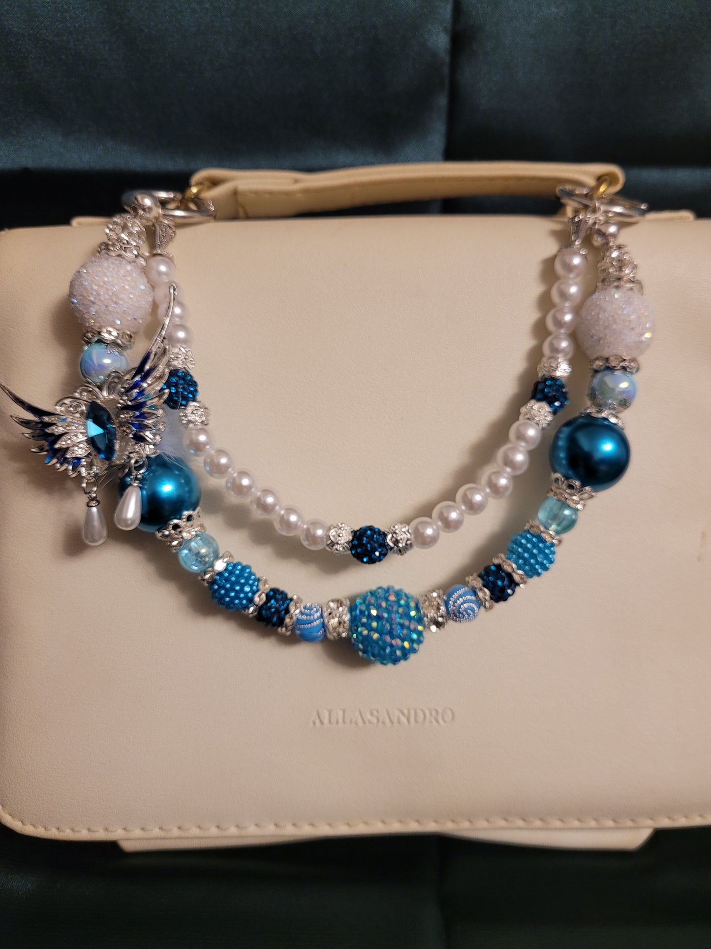 Elegant Butterfly Purse Charm