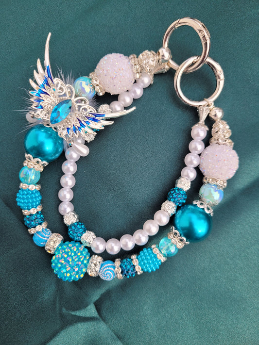 Elegant Butterfly Purse Charm