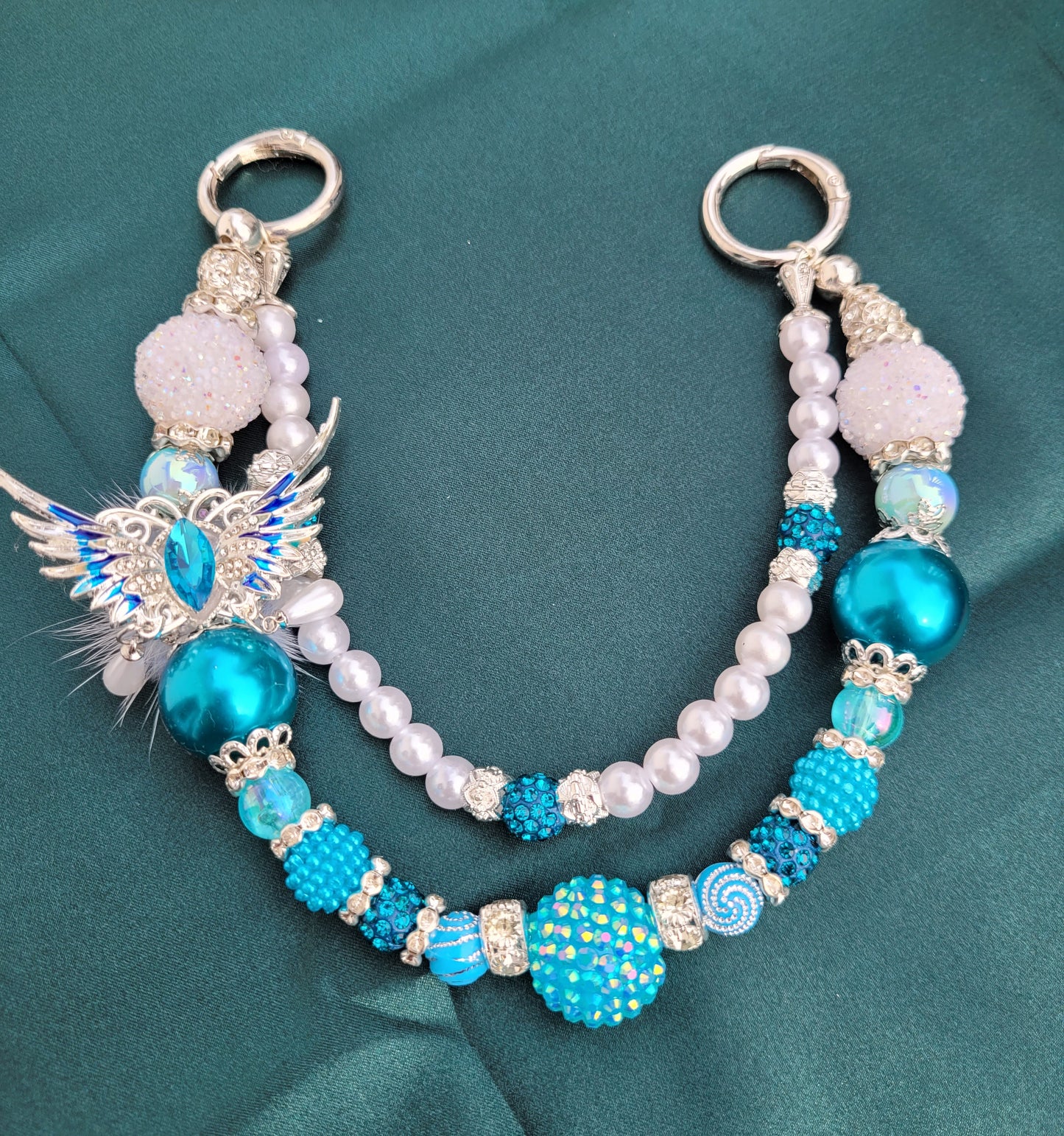 Elegant Butterfly Purse Charm