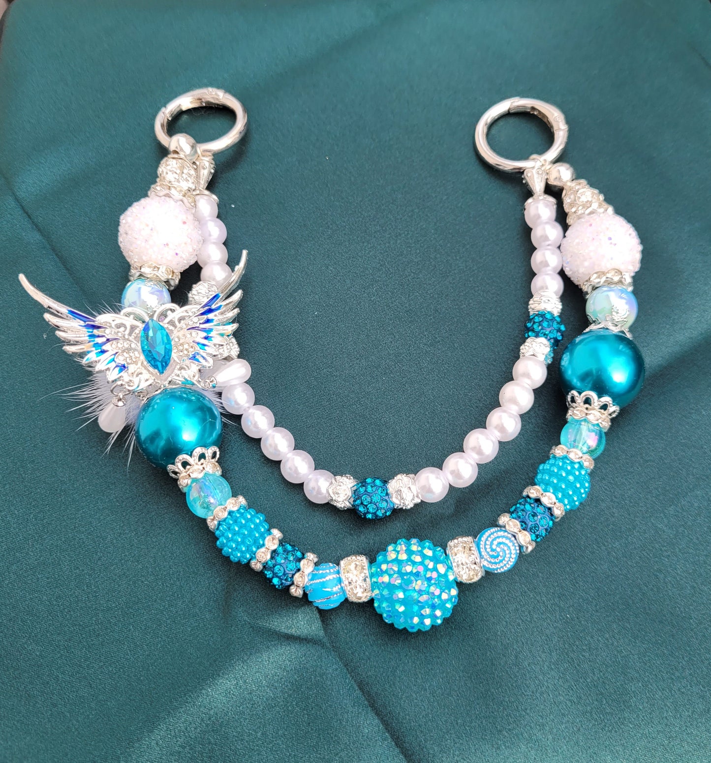 Elegant Butterfly Purse Charm