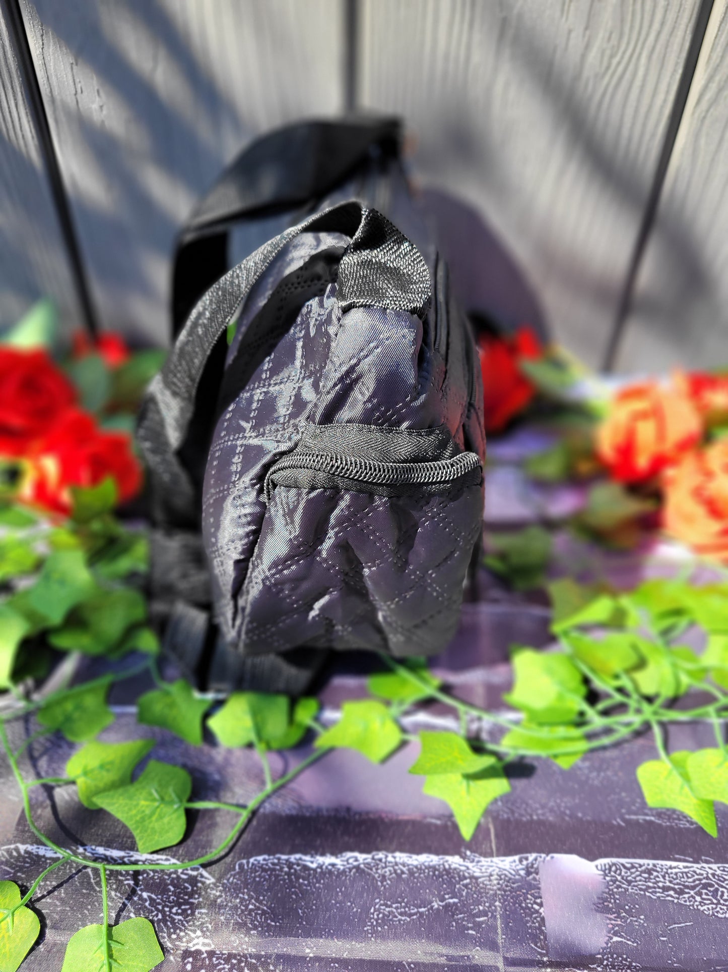 Womens crossbody oxford cloth purse