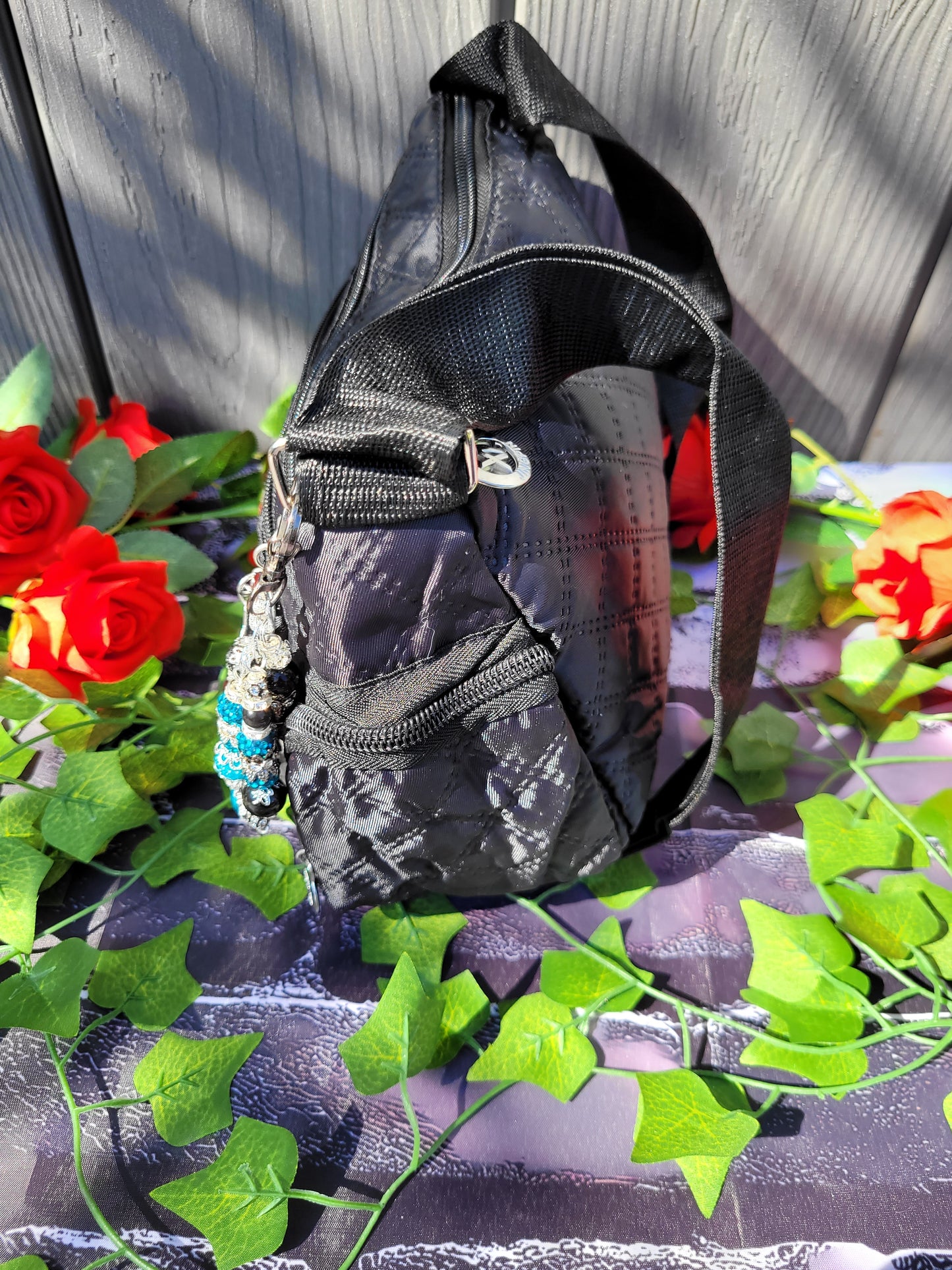 Womens crossbody oxford cloth purse