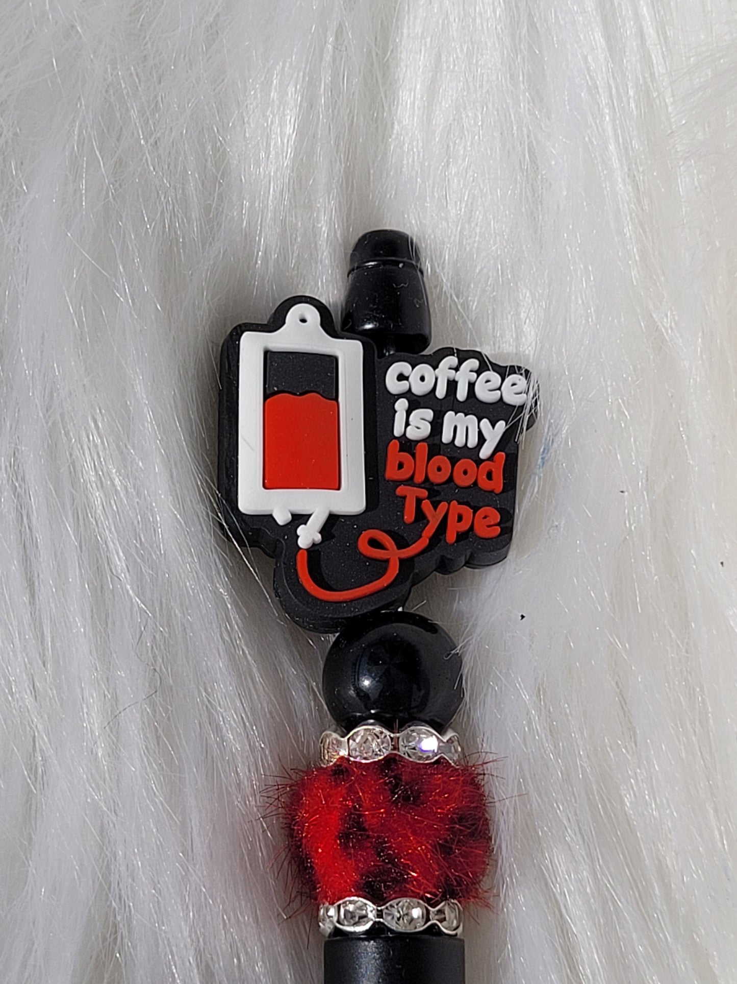 Coffee Is My Blood Type Pen