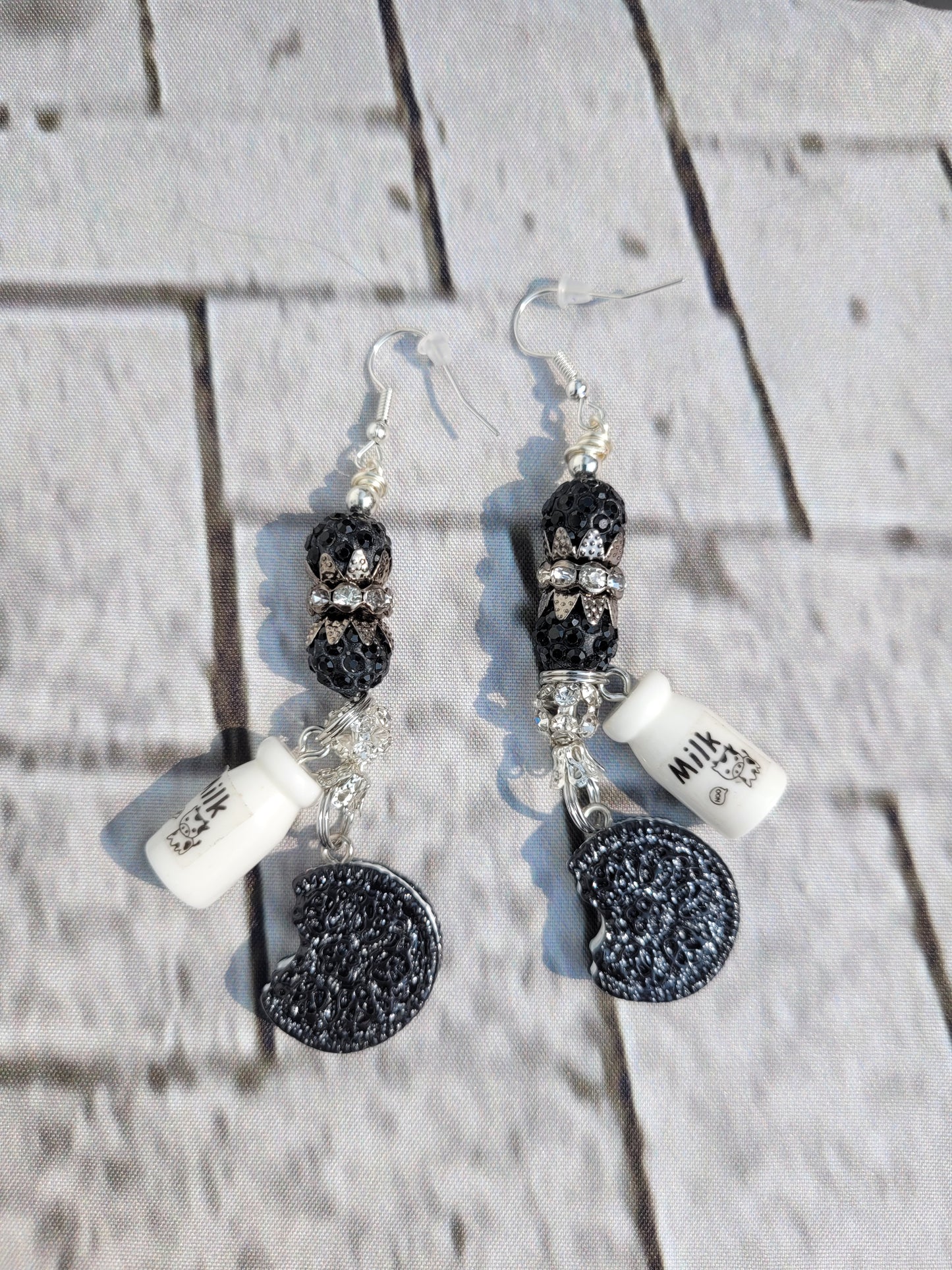 Milk and Cookie Earrings