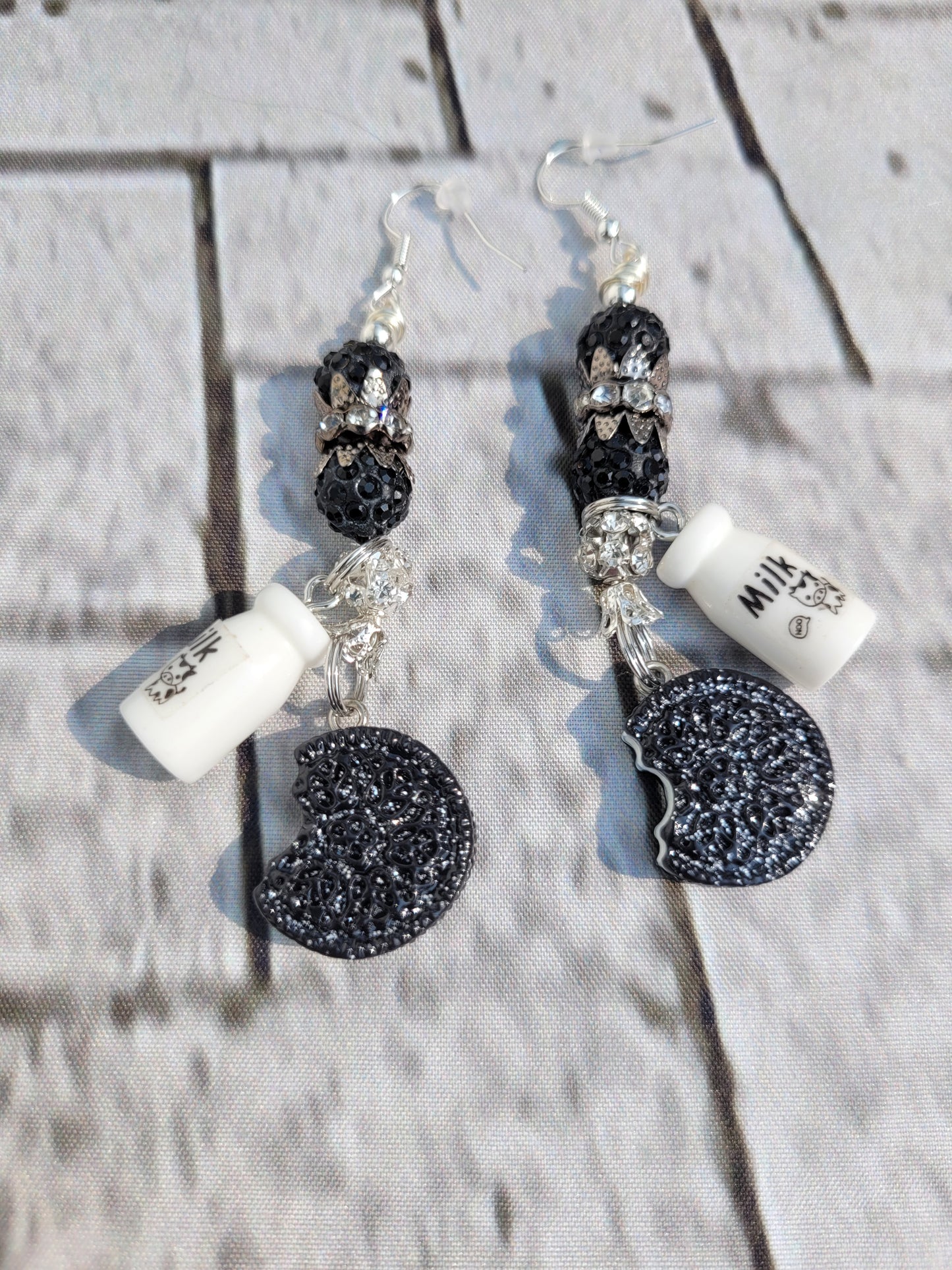 Milk and Cookie Earrings
