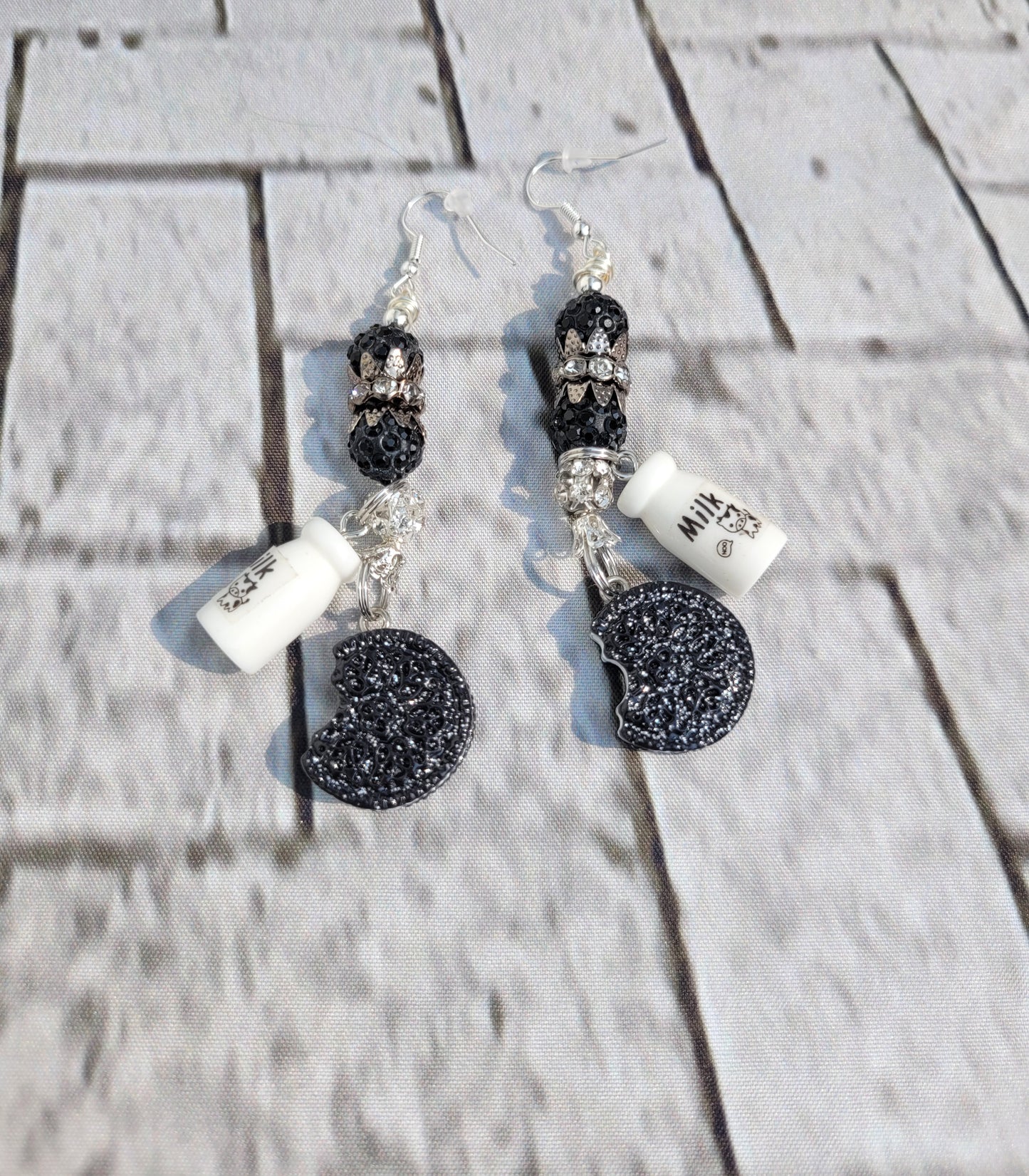 Milk and Cookie Earrings