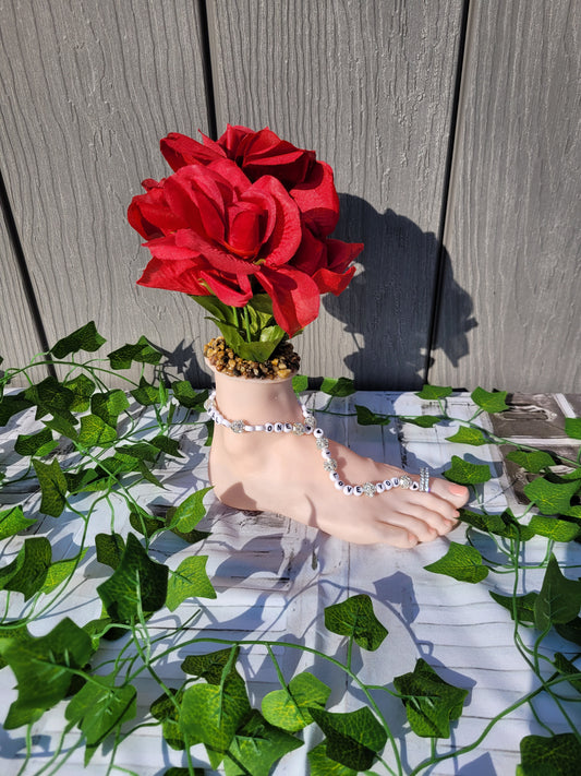 Realistic Foot Vase "You will never walk alone"