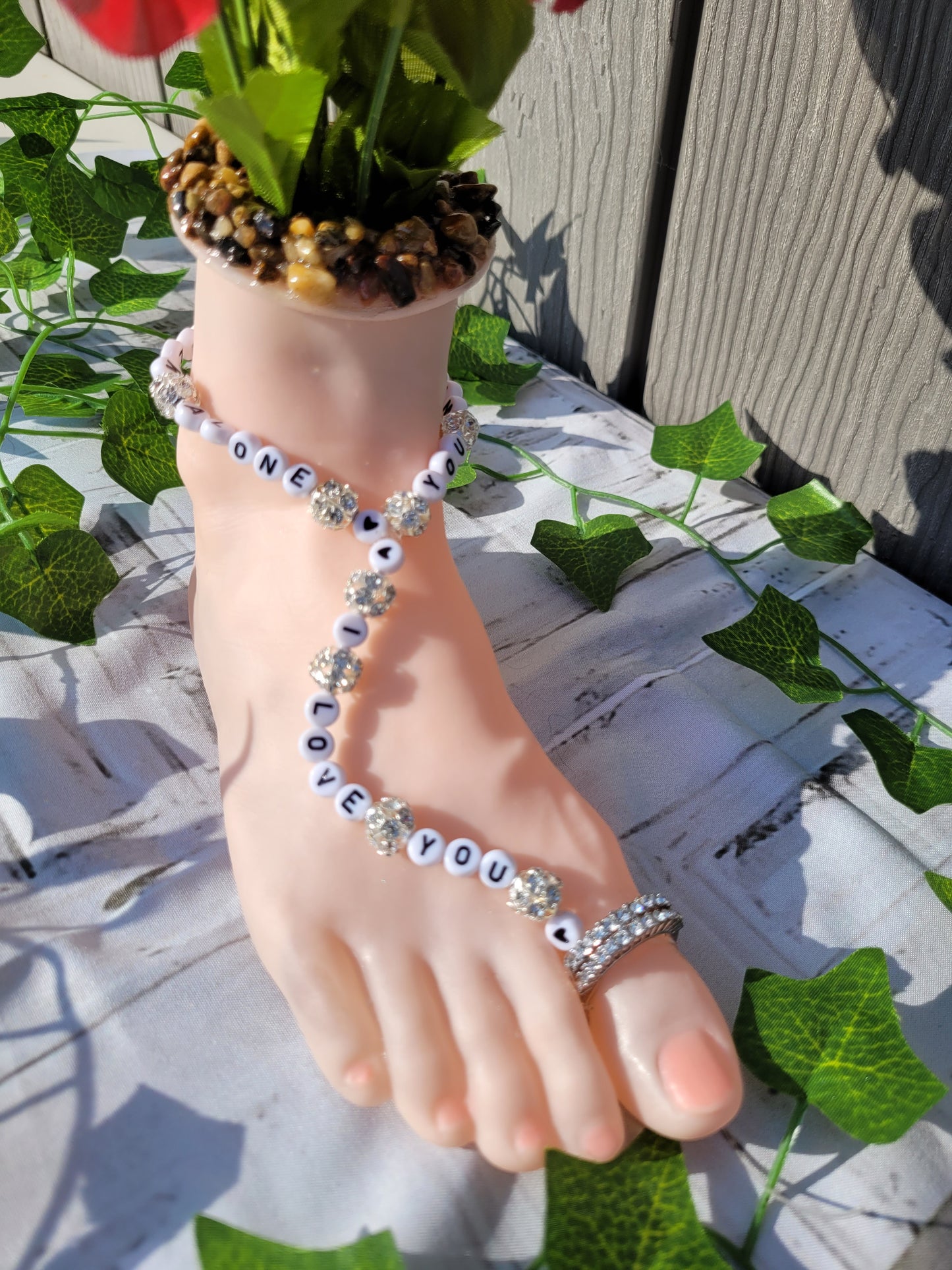 Realistic Foot Vase "You will never walk alone"