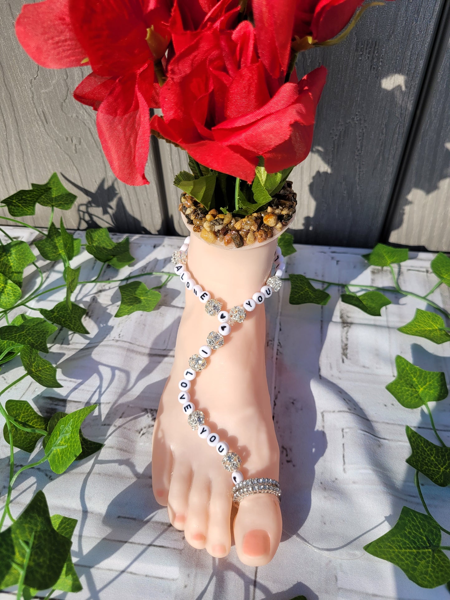 Realistic Foot Vase "You will never walk alone"