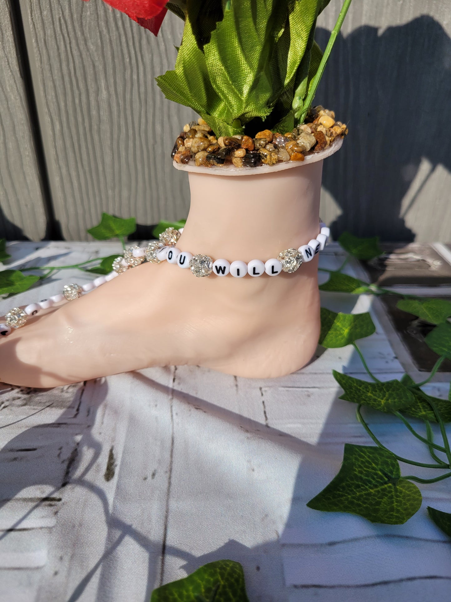 Realistic Foot Vase "You will never walk alone"