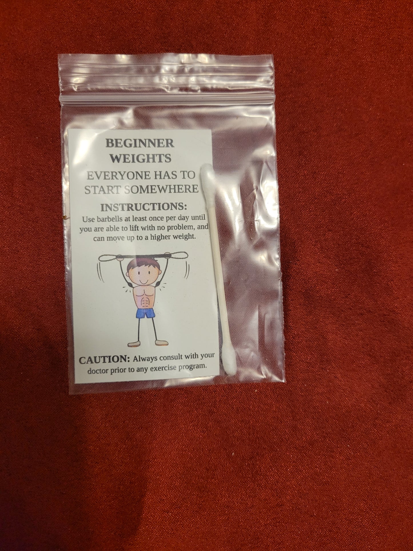 Beginner Weights Gag