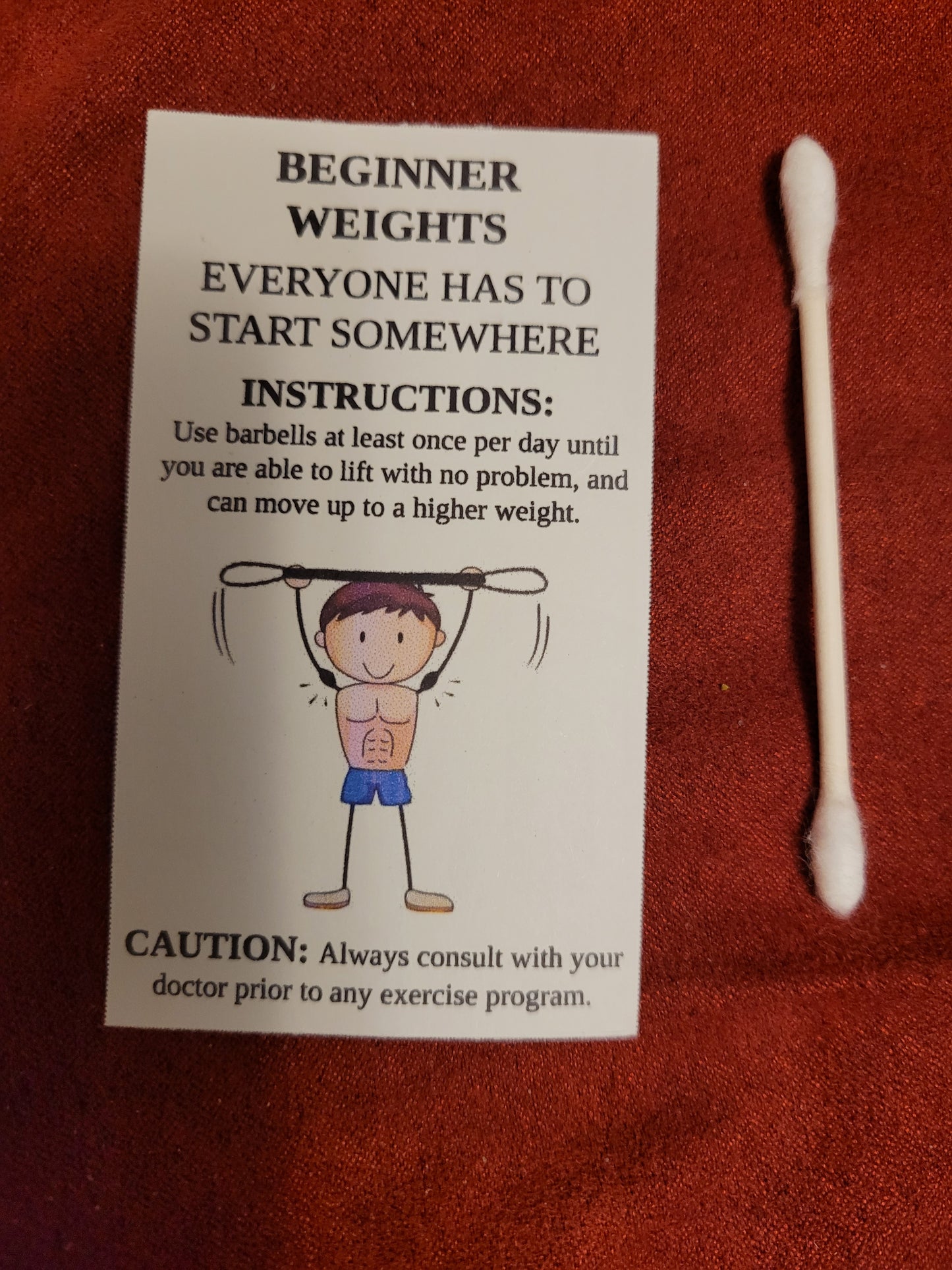 Beginner Weights Gag