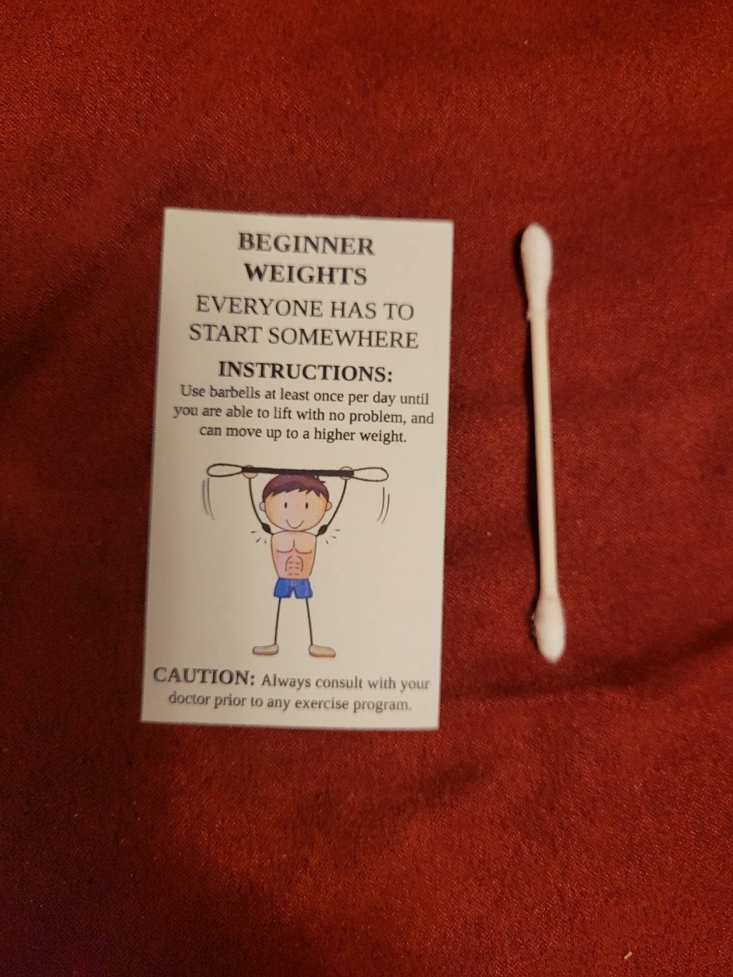 Beginner Weights Gag