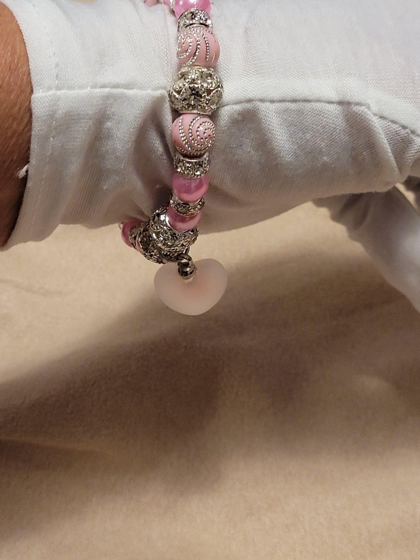 Matching Pet Necklace and Mommy Bracelet