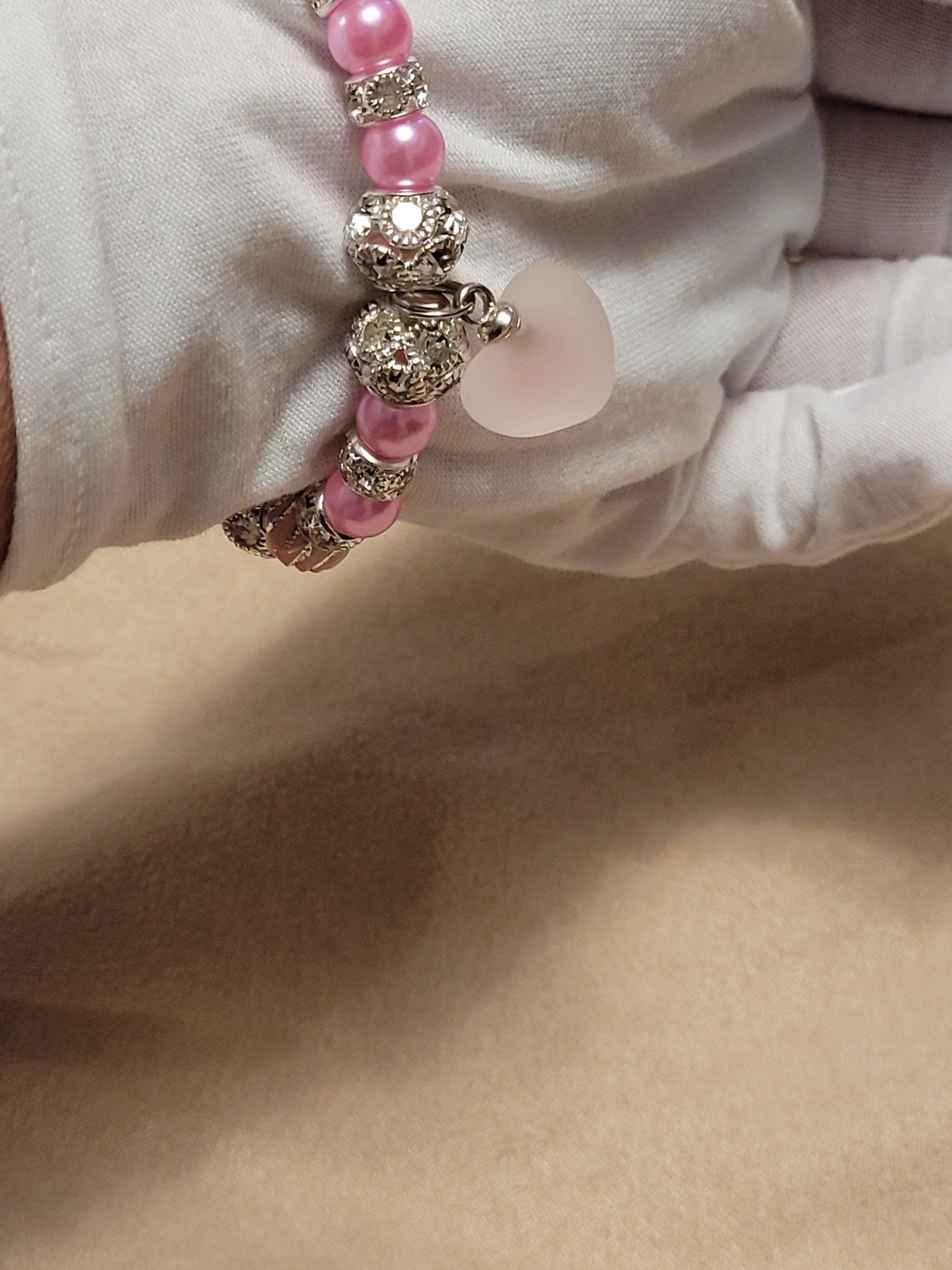 Matching Pet Necklace and Mommy Bracelet