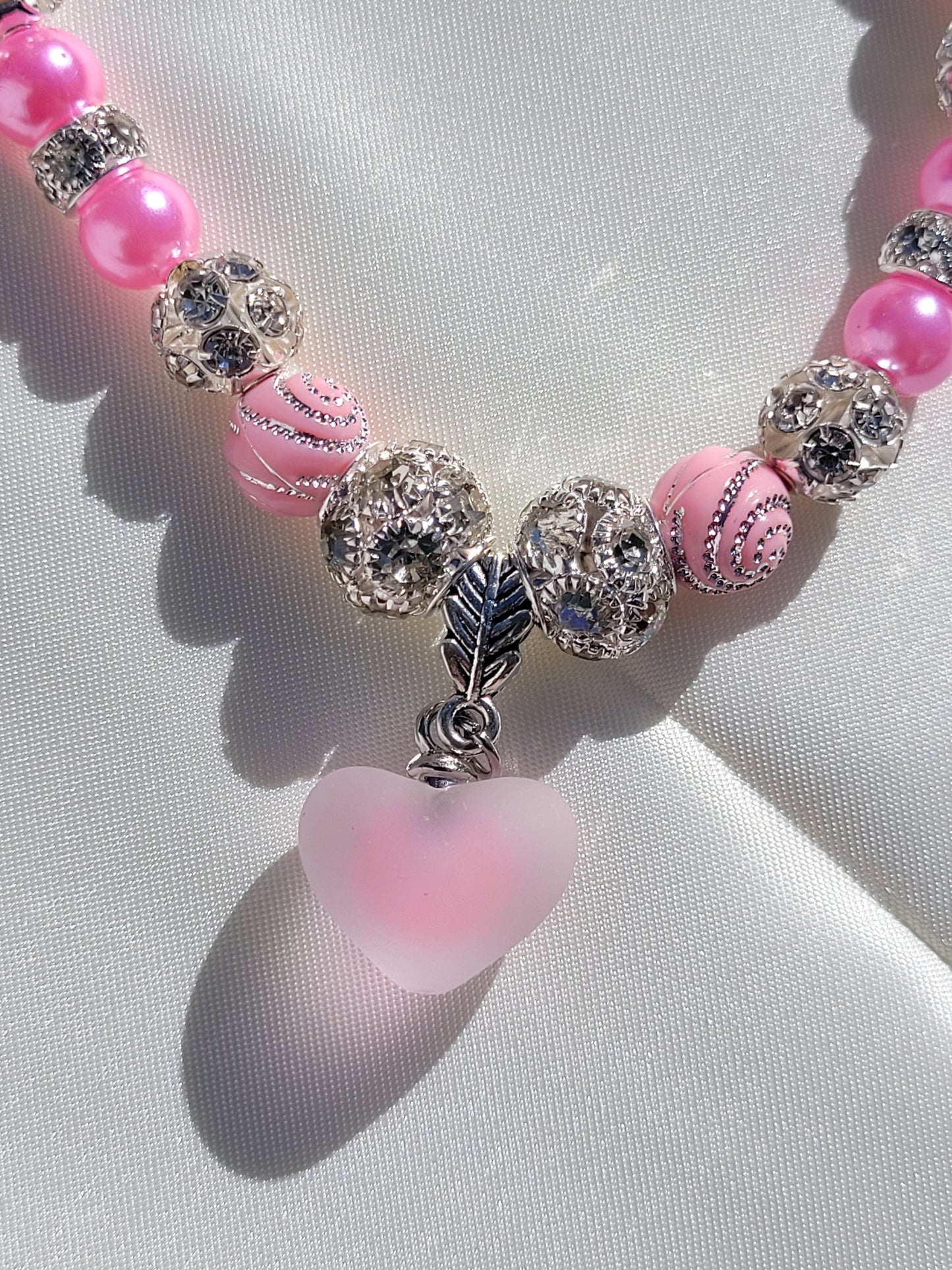 Matching Pet Necklace and Mommy Bracelet