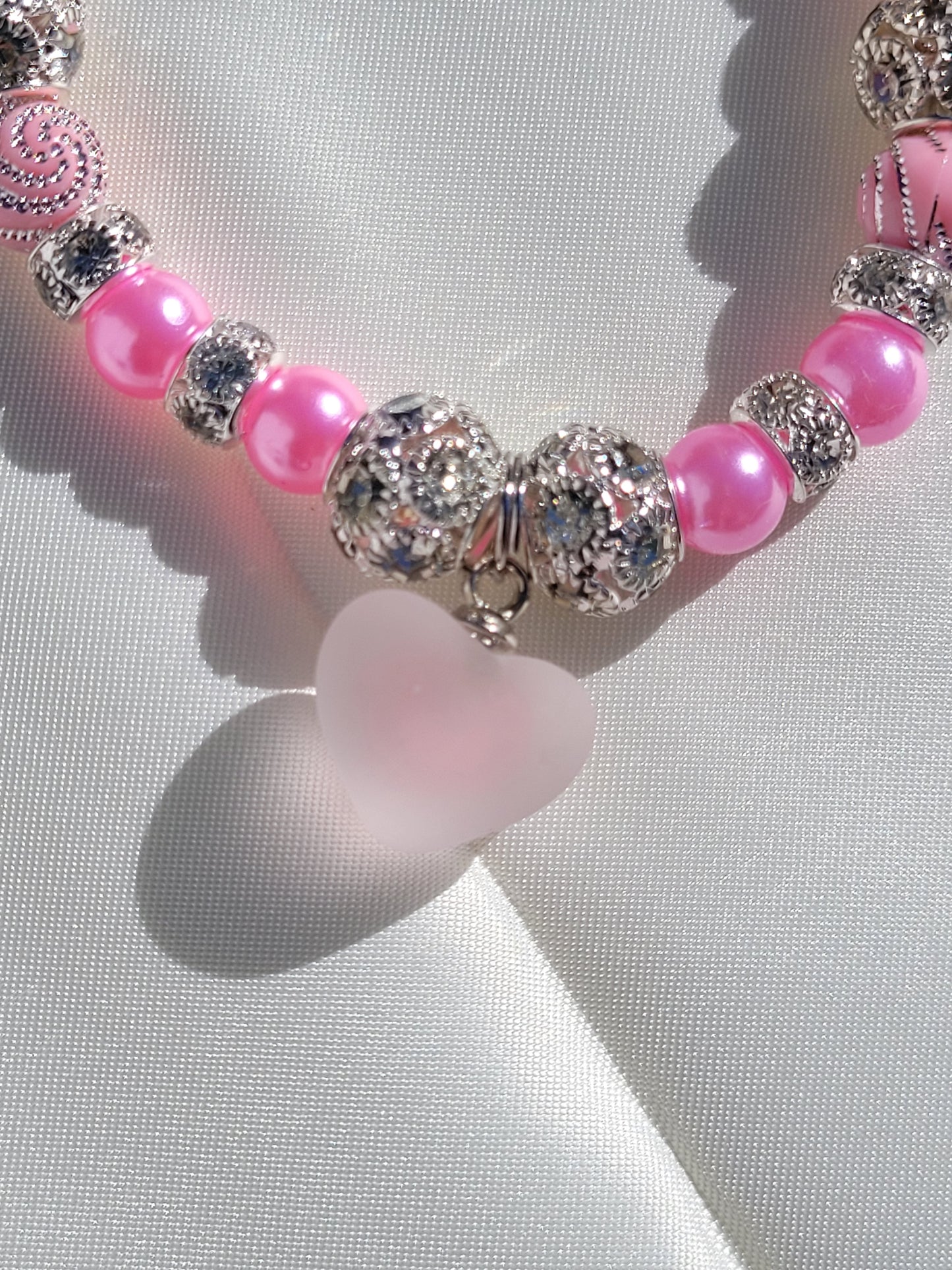 Matching Pet Necklace and Mommy Bracelet