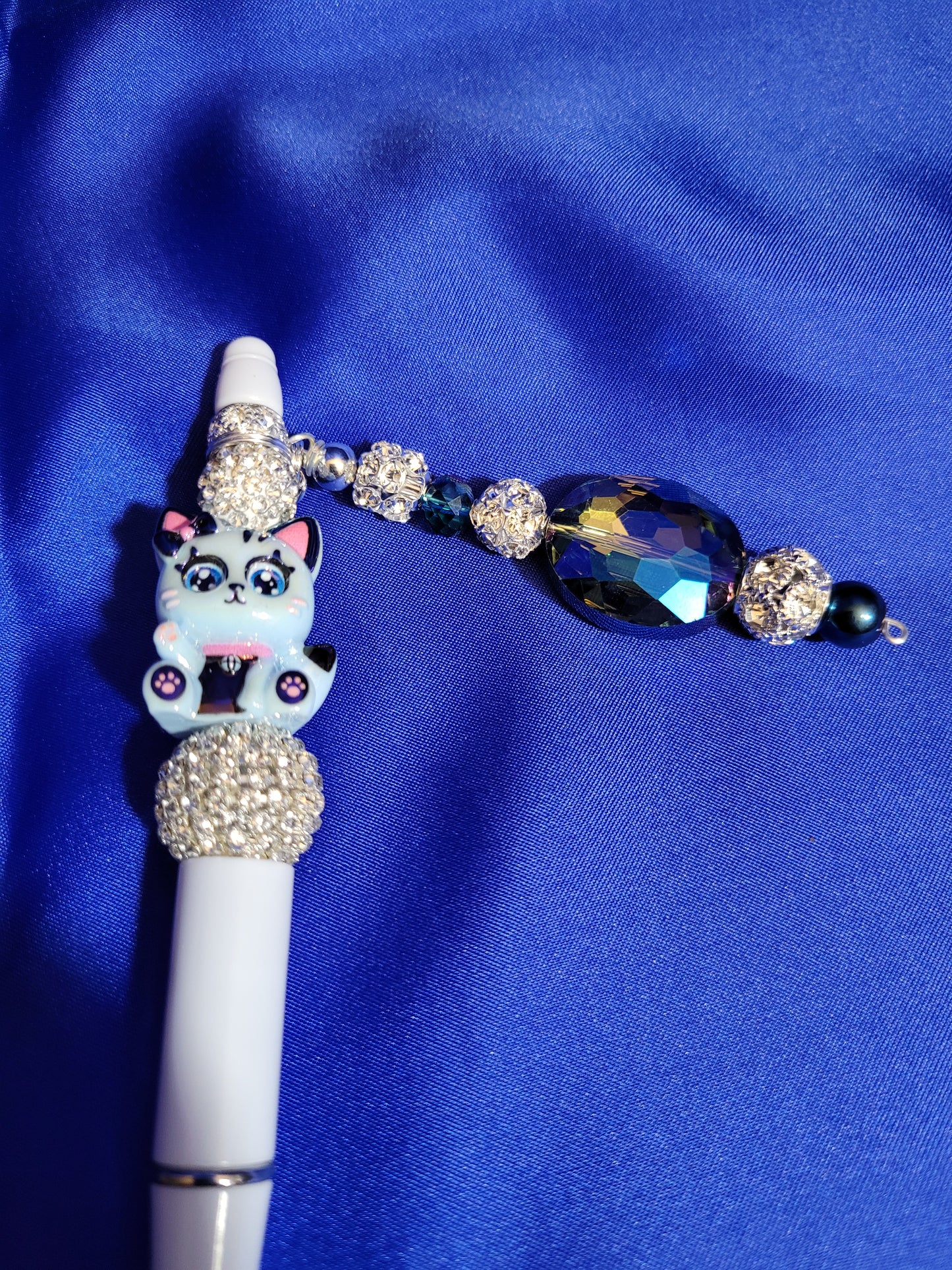 Blue Kitty Pen