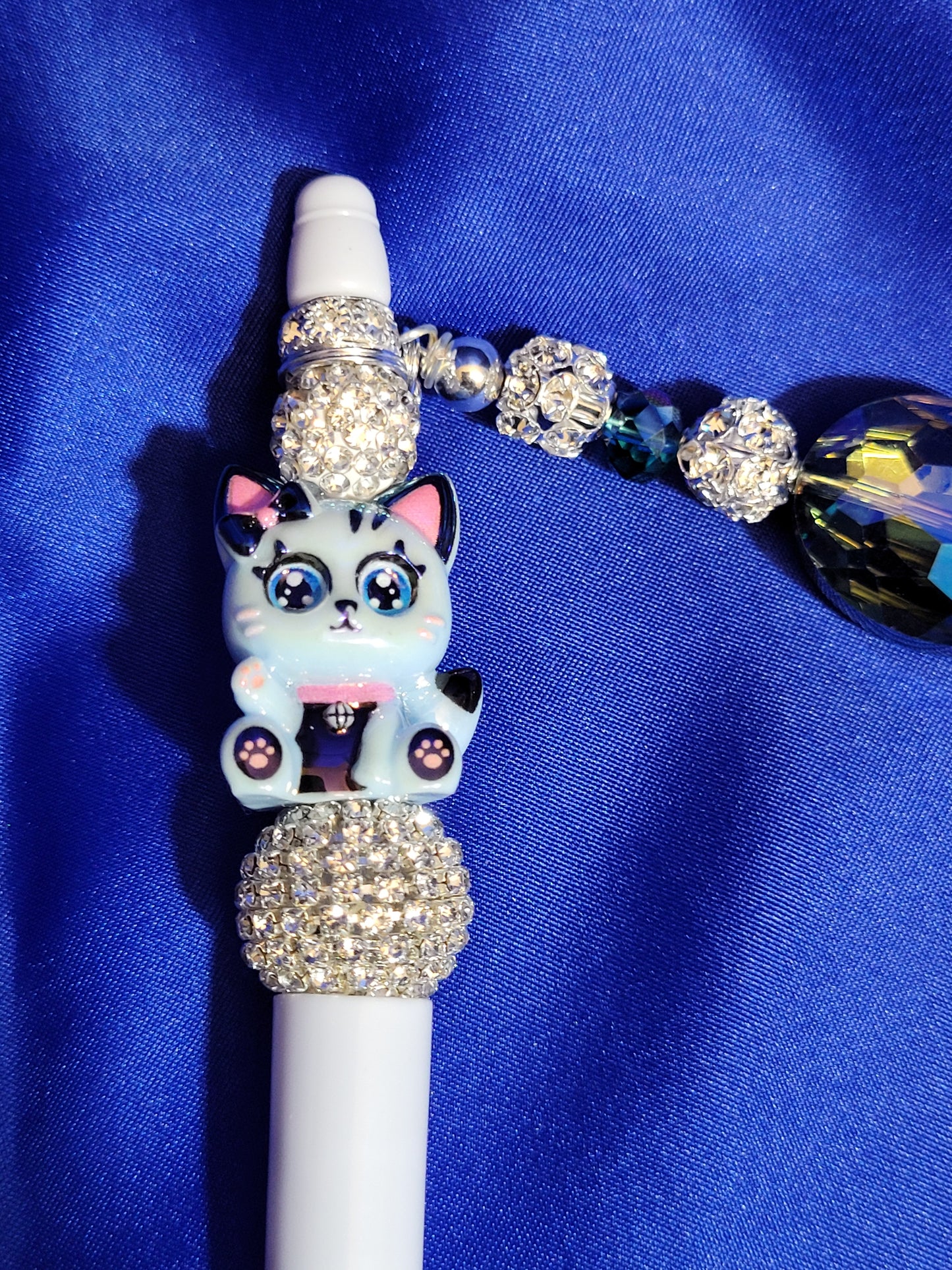Blue Kitty Pen
