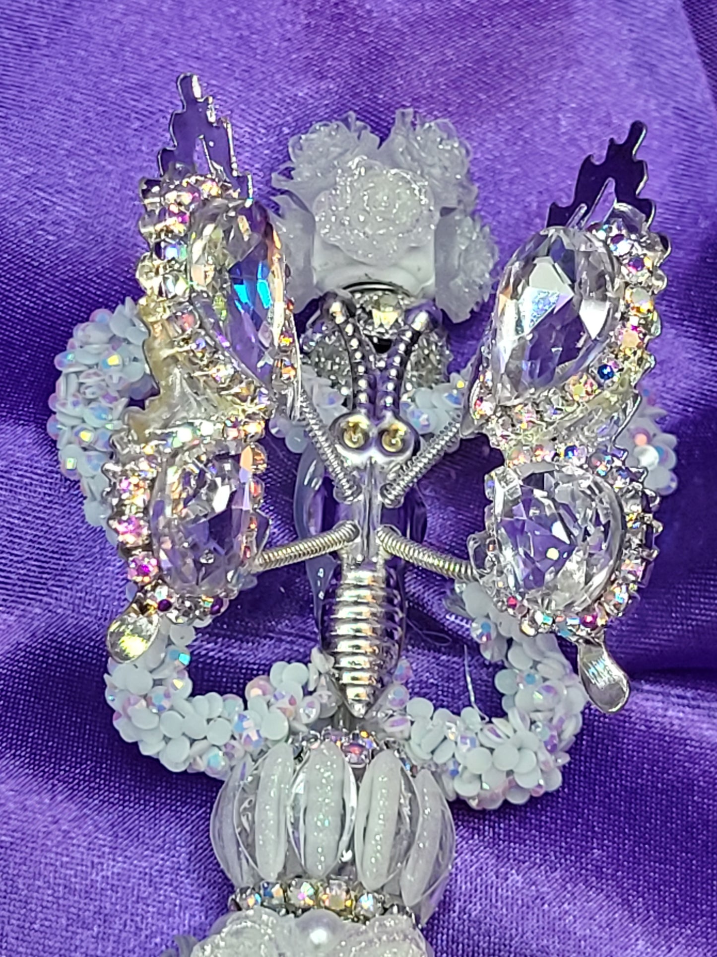 White Elegance Butterfly Pen