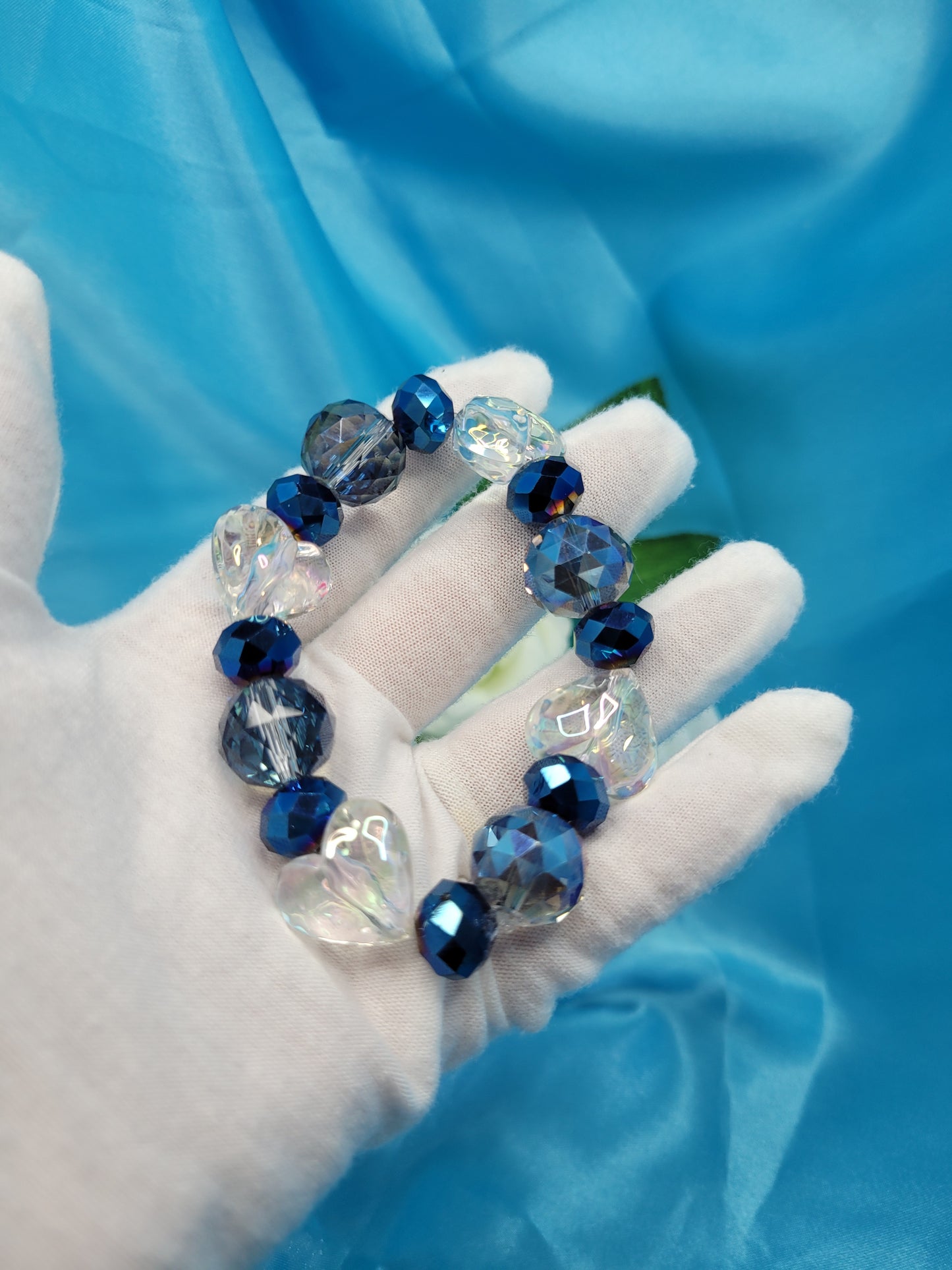 Blue Heart Bracelet