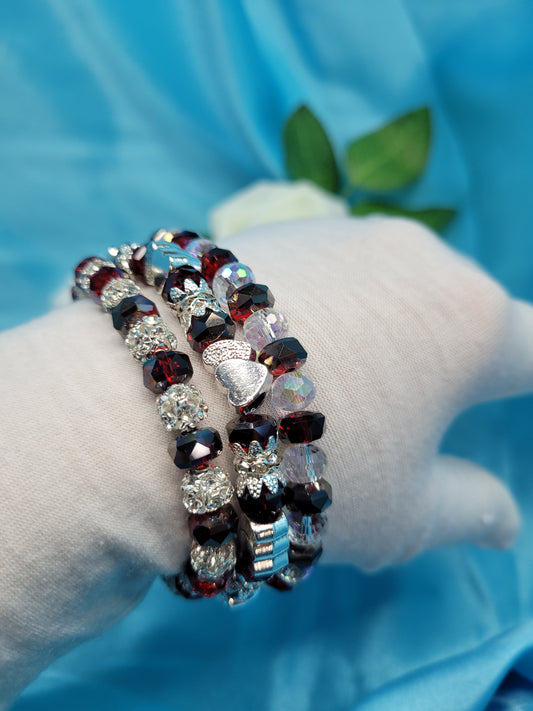 3 Piece Valentine Bracelet Set