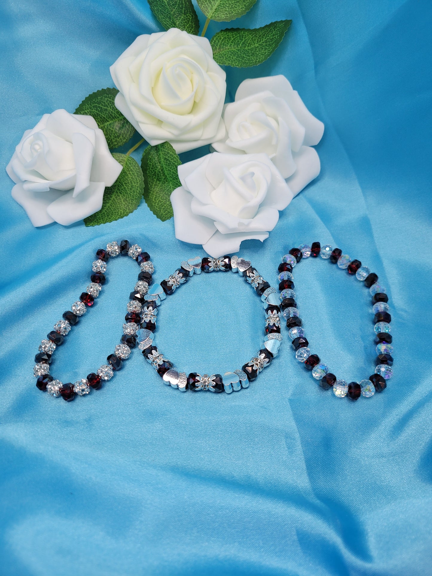 3 Piece Valentine Bracelet Set
