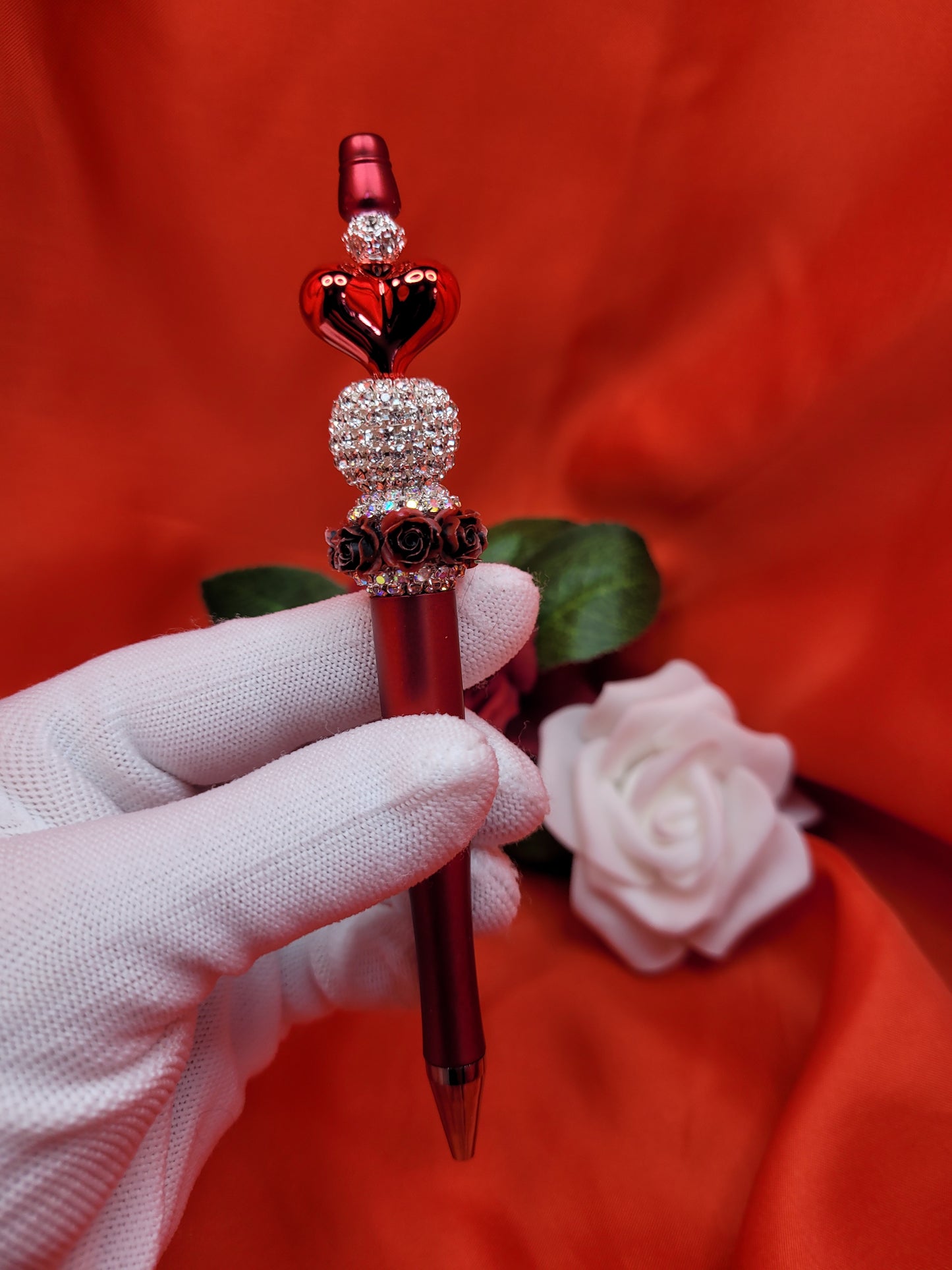 Red Heart Pen