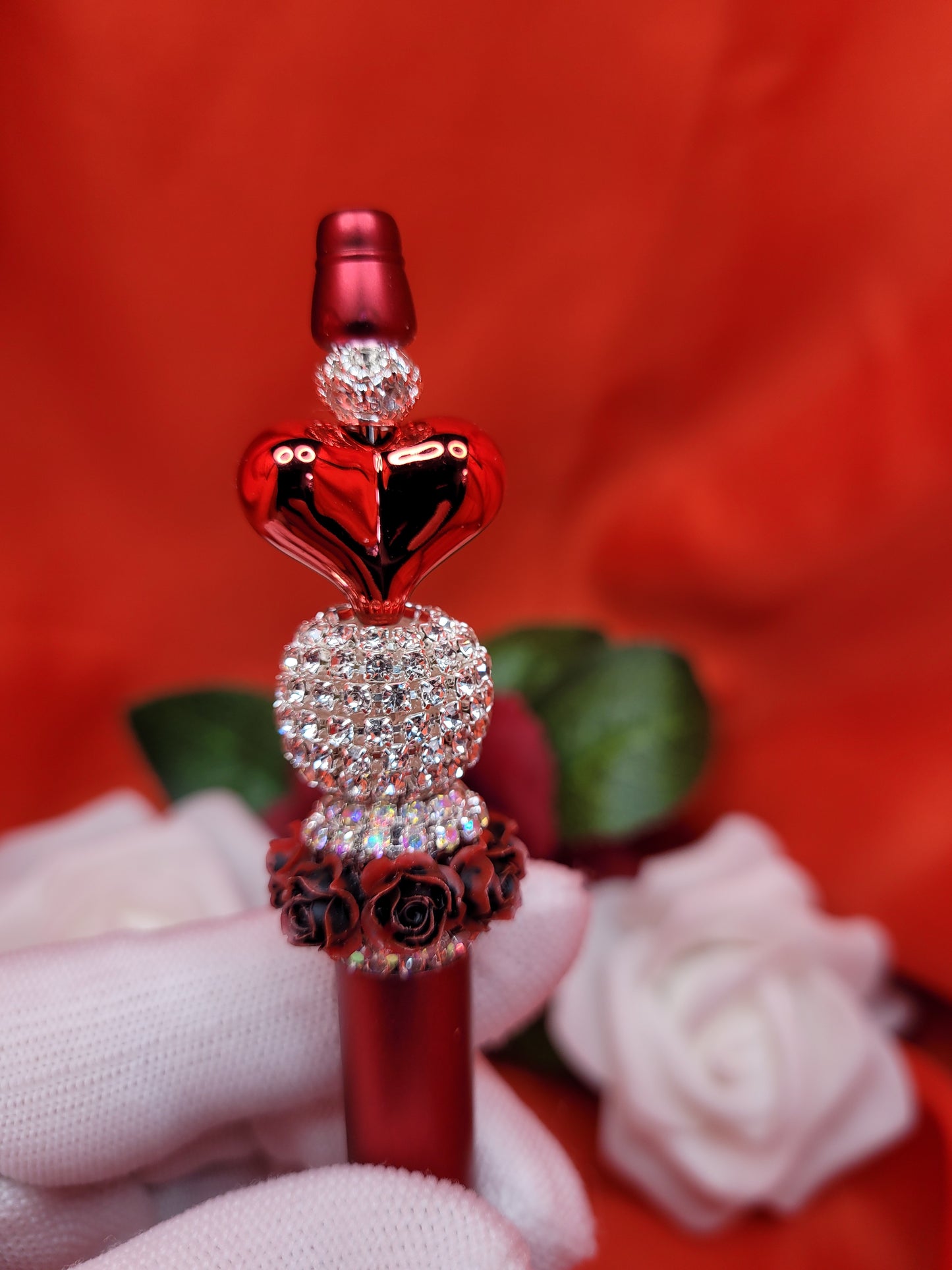 Red Heart Pen