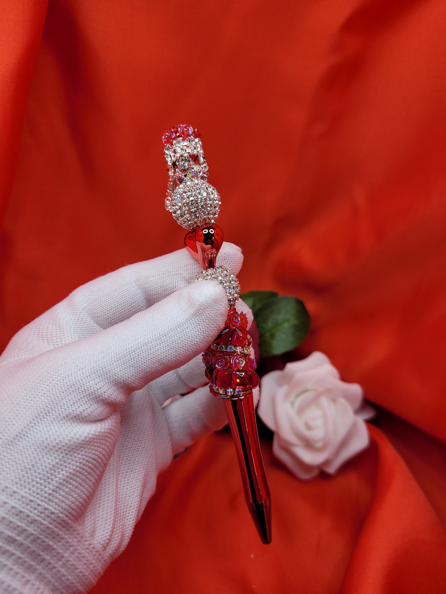 Red Crown Heart Pen
