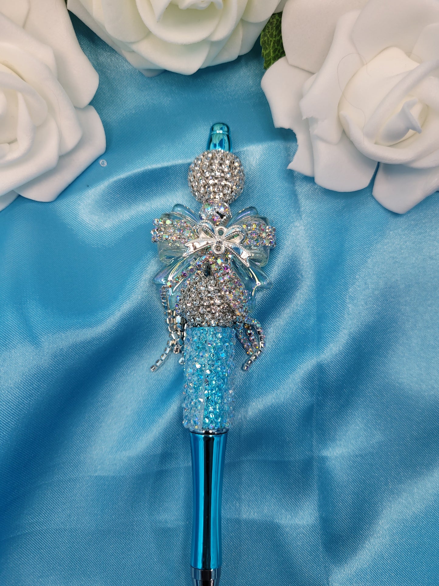 Blue Bow Pen