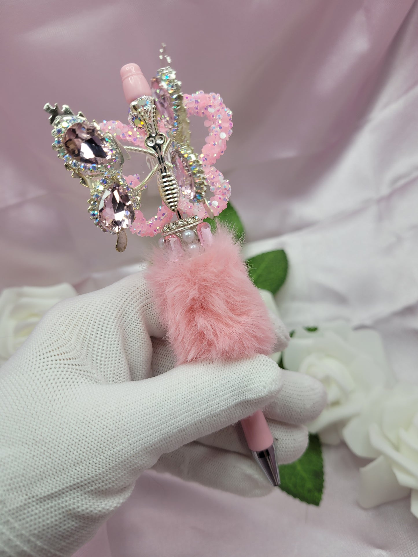 3D Pink Wing Pens