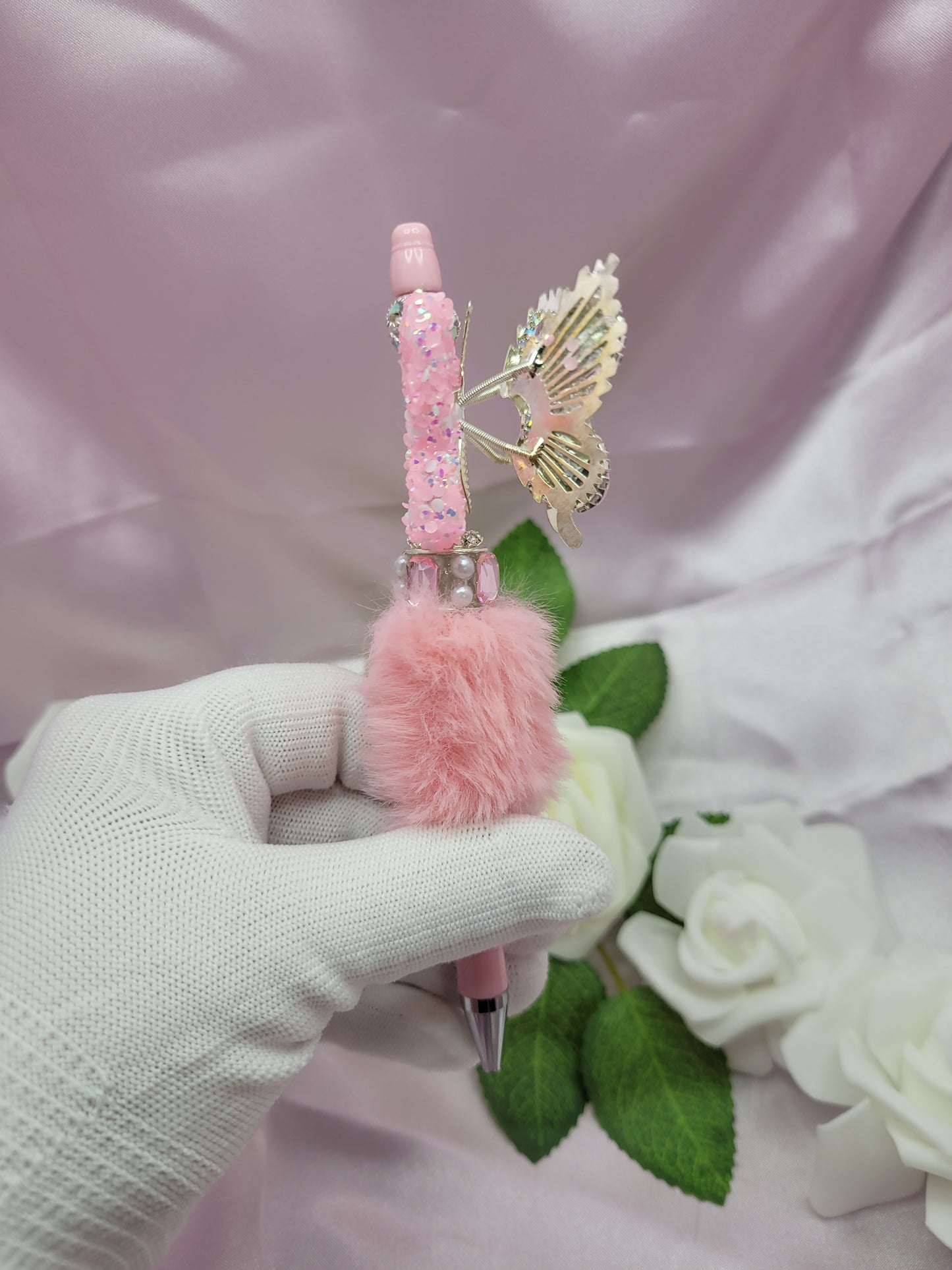 3D Pink Wing Pens