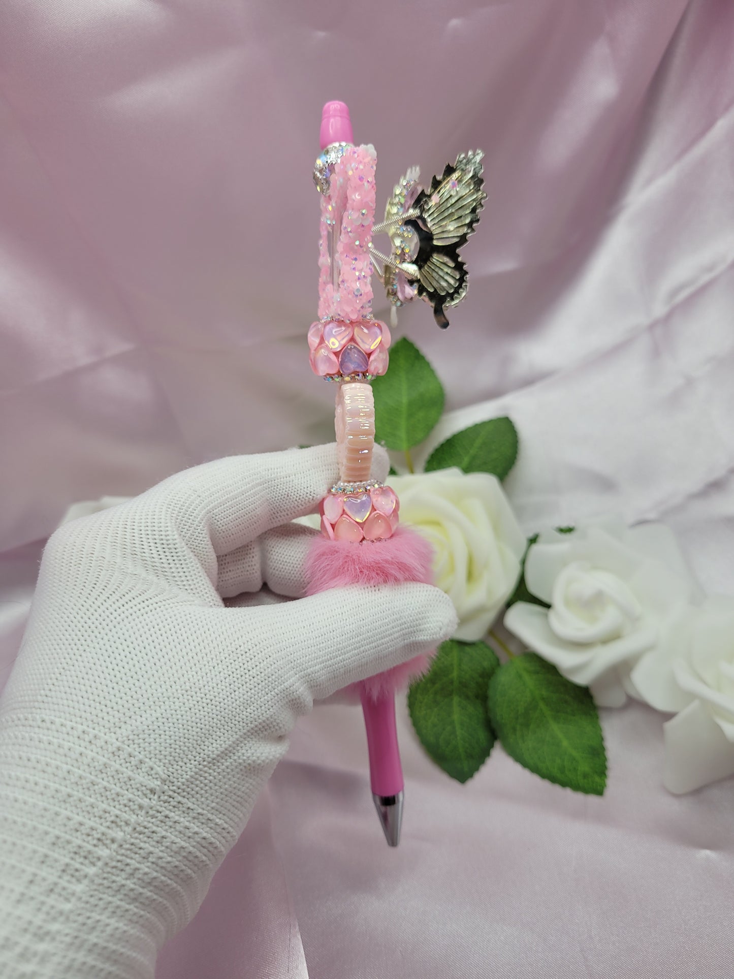 3D Pink Wing Pens