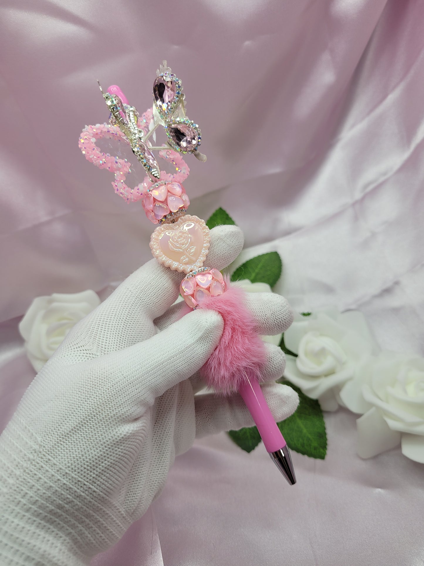 3D Pink Wing Pens