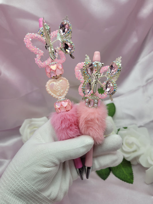3D Pink Wing Pens