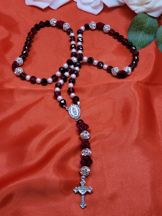 Beaded Rose Rosary