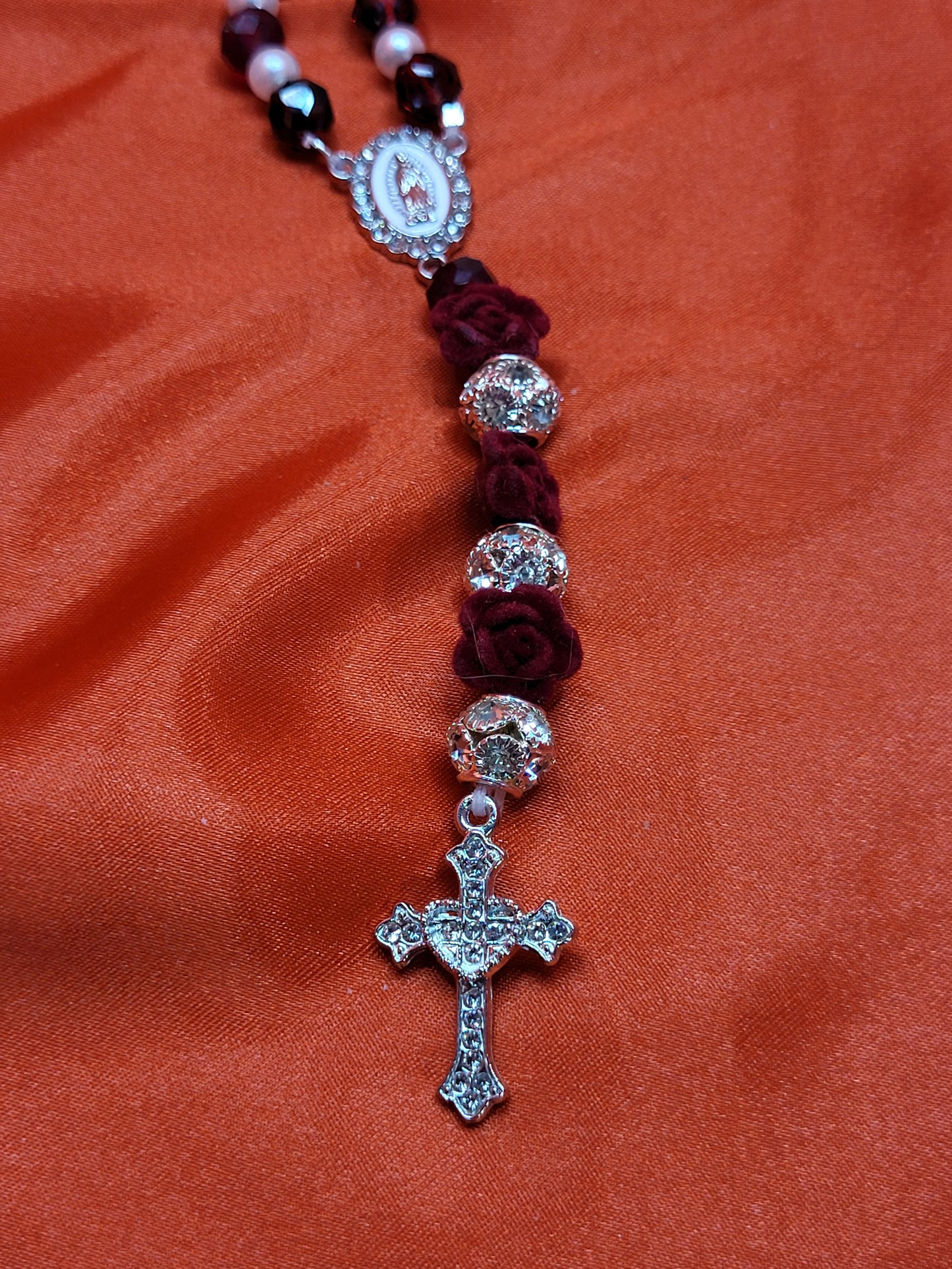 Beaded Rose Rosary
