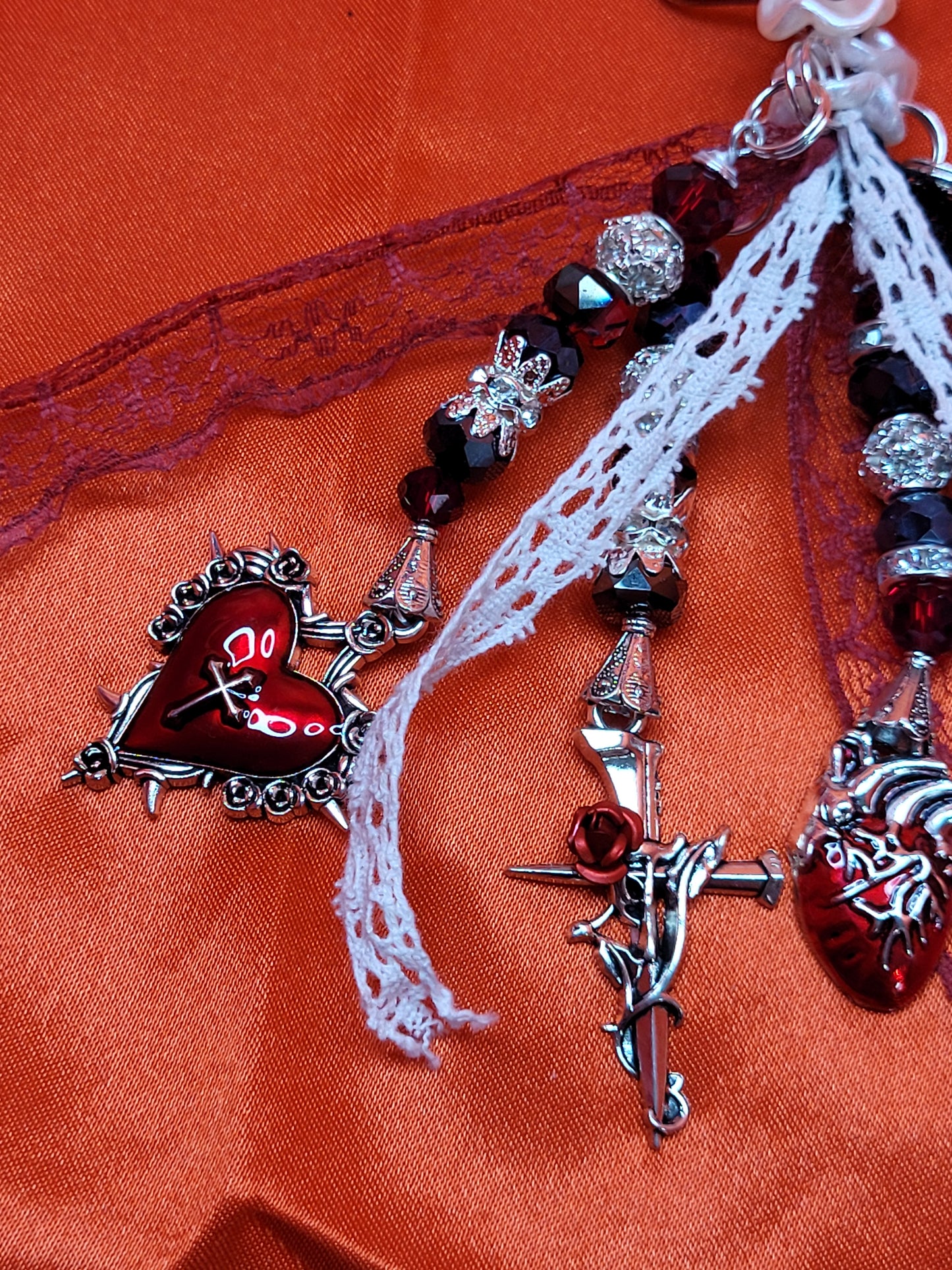 Gothic Keychain / Phone Charm