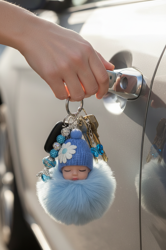 Baby Keychain Phone Accents as keychain lifestyle photo