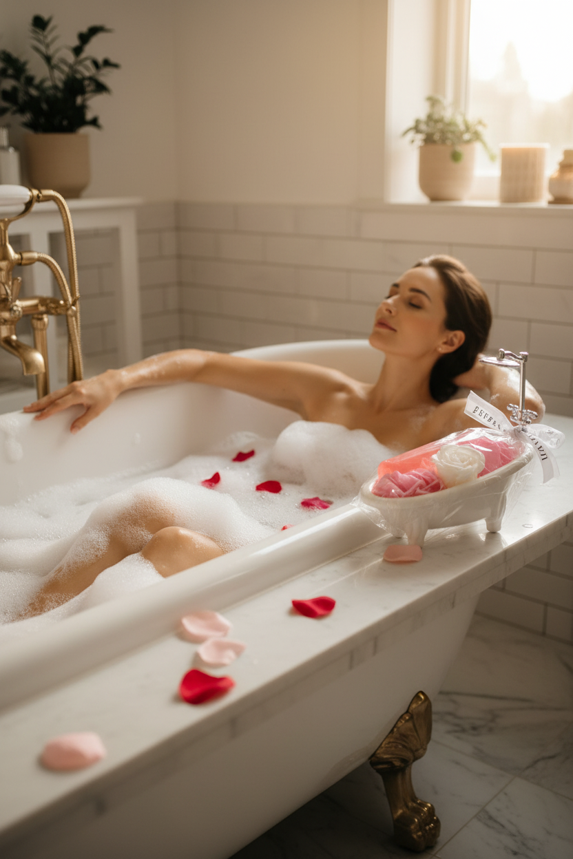 Bubble Bath Tubs - relaxing spa moment