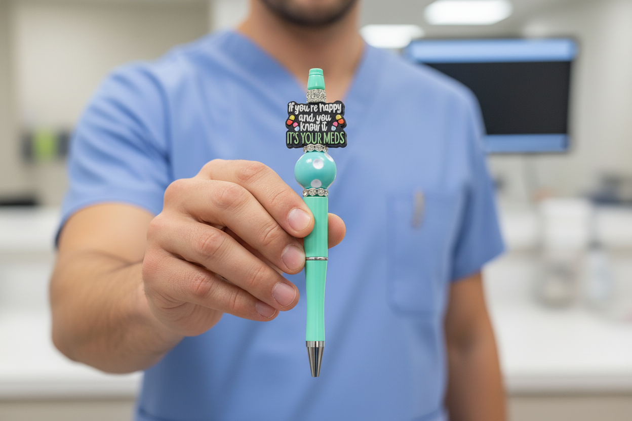 Med Pen lifestyle image with male nurse